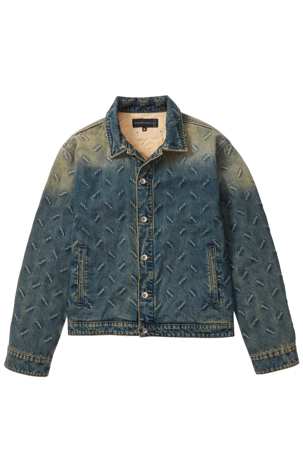 THREAD PLATE TRUCKER DENIM TAN - 1