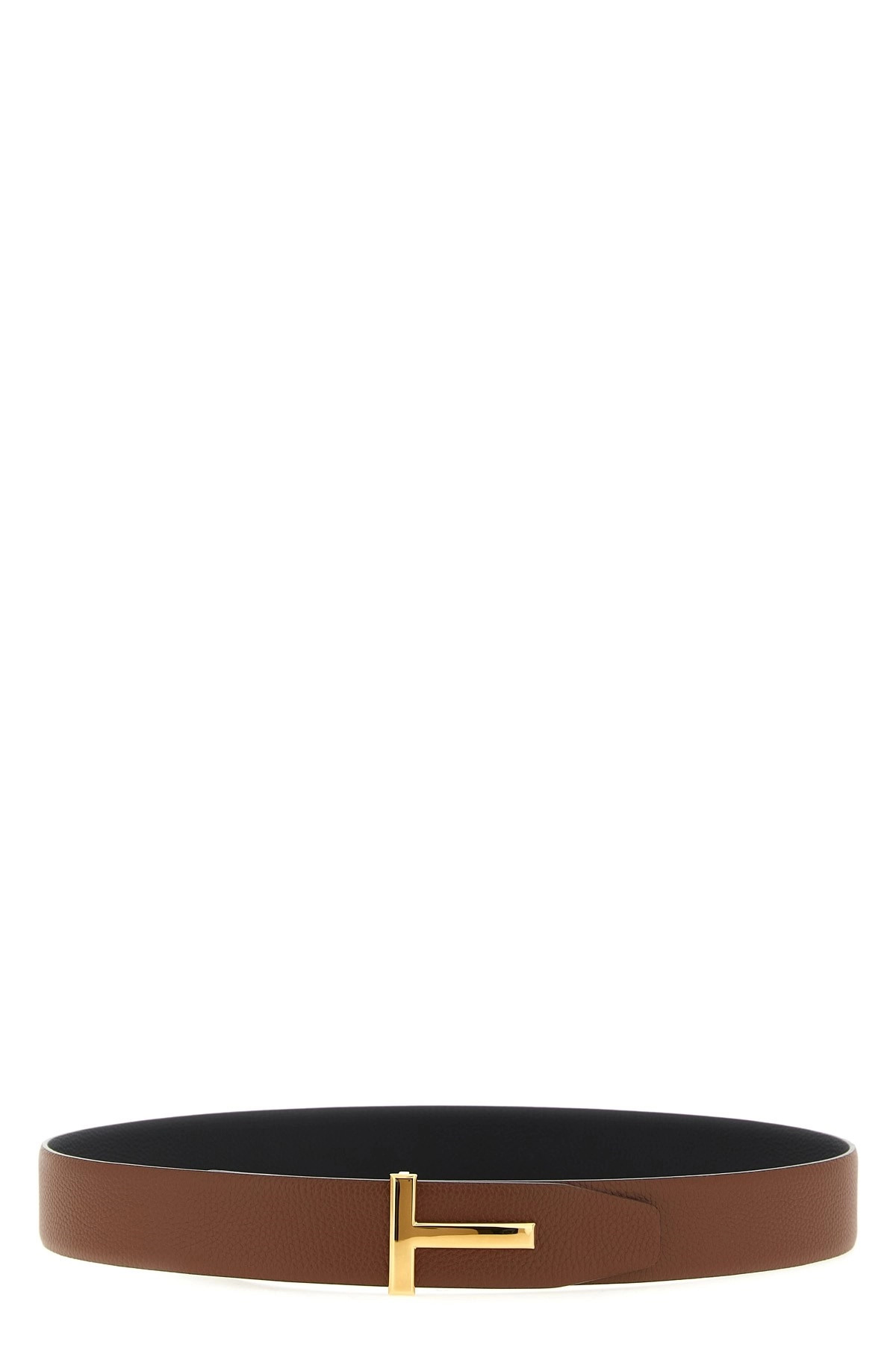 Logo buckle reversible belt - 1