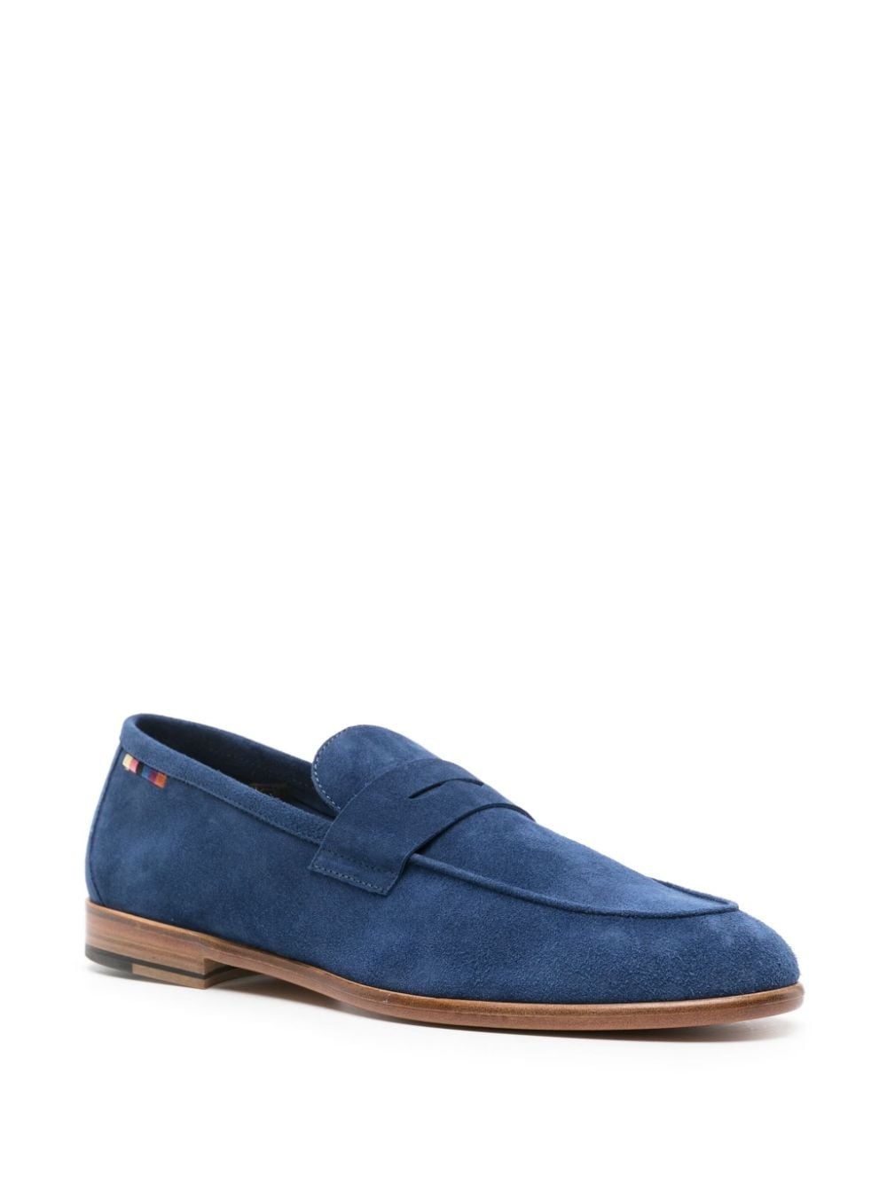 penny-slot suede loafers - 2