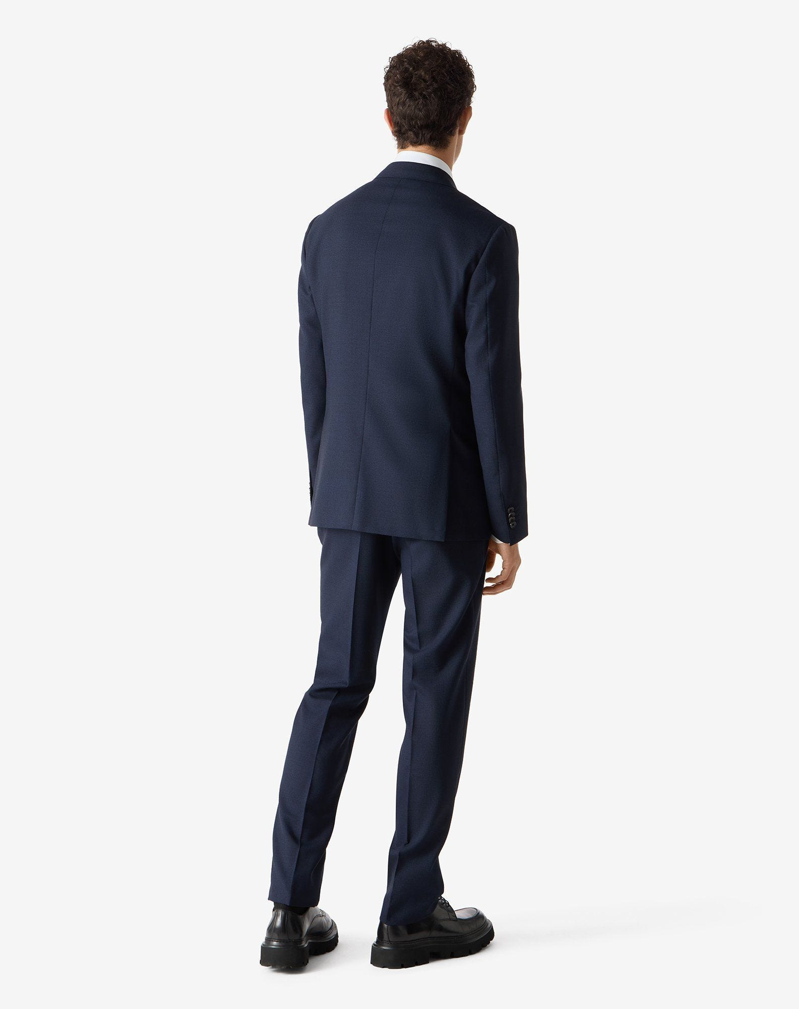 Blue tropical wool suit - 3