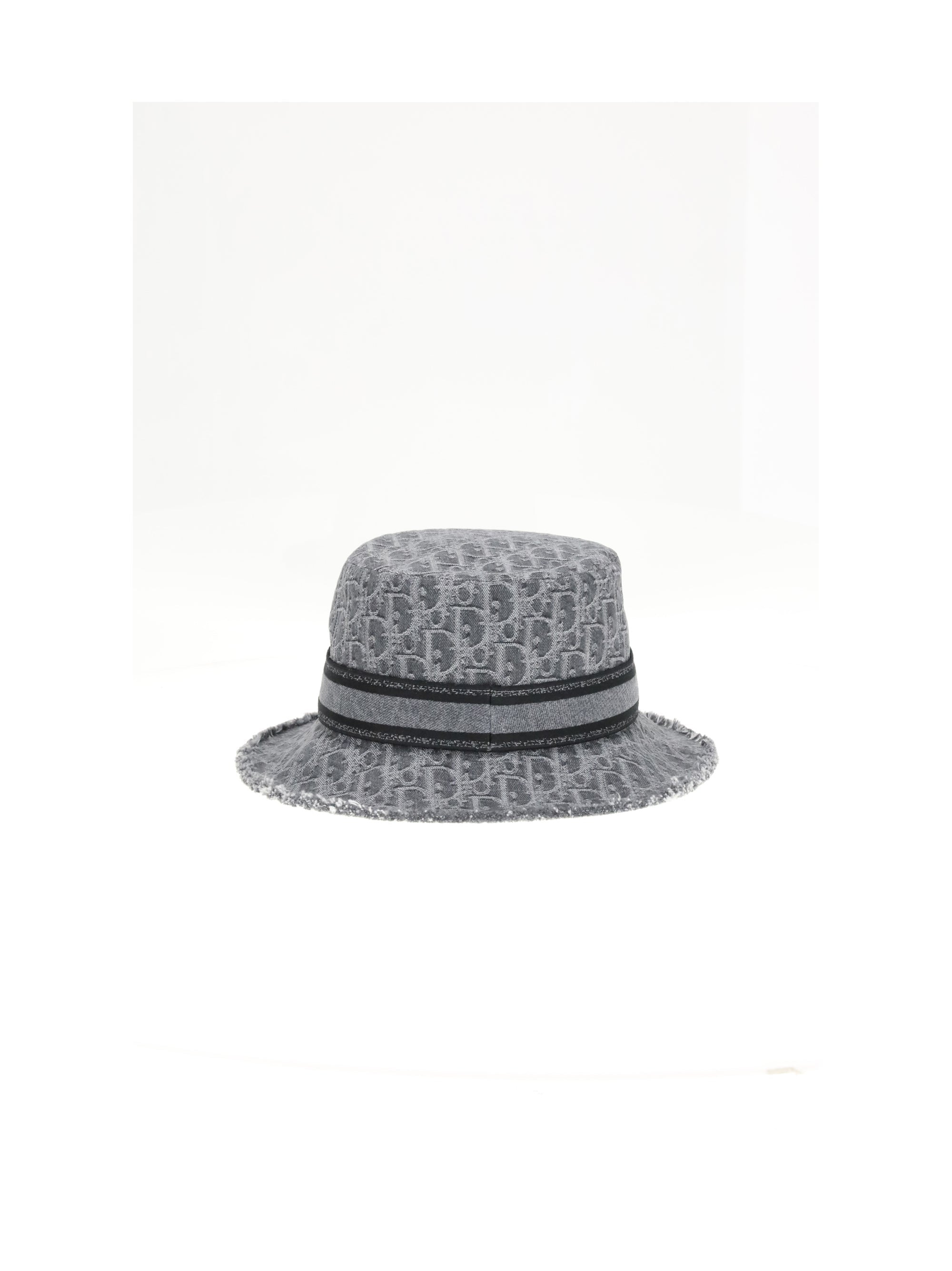 Dior Women Hat D Bobby Obique Denim - 2