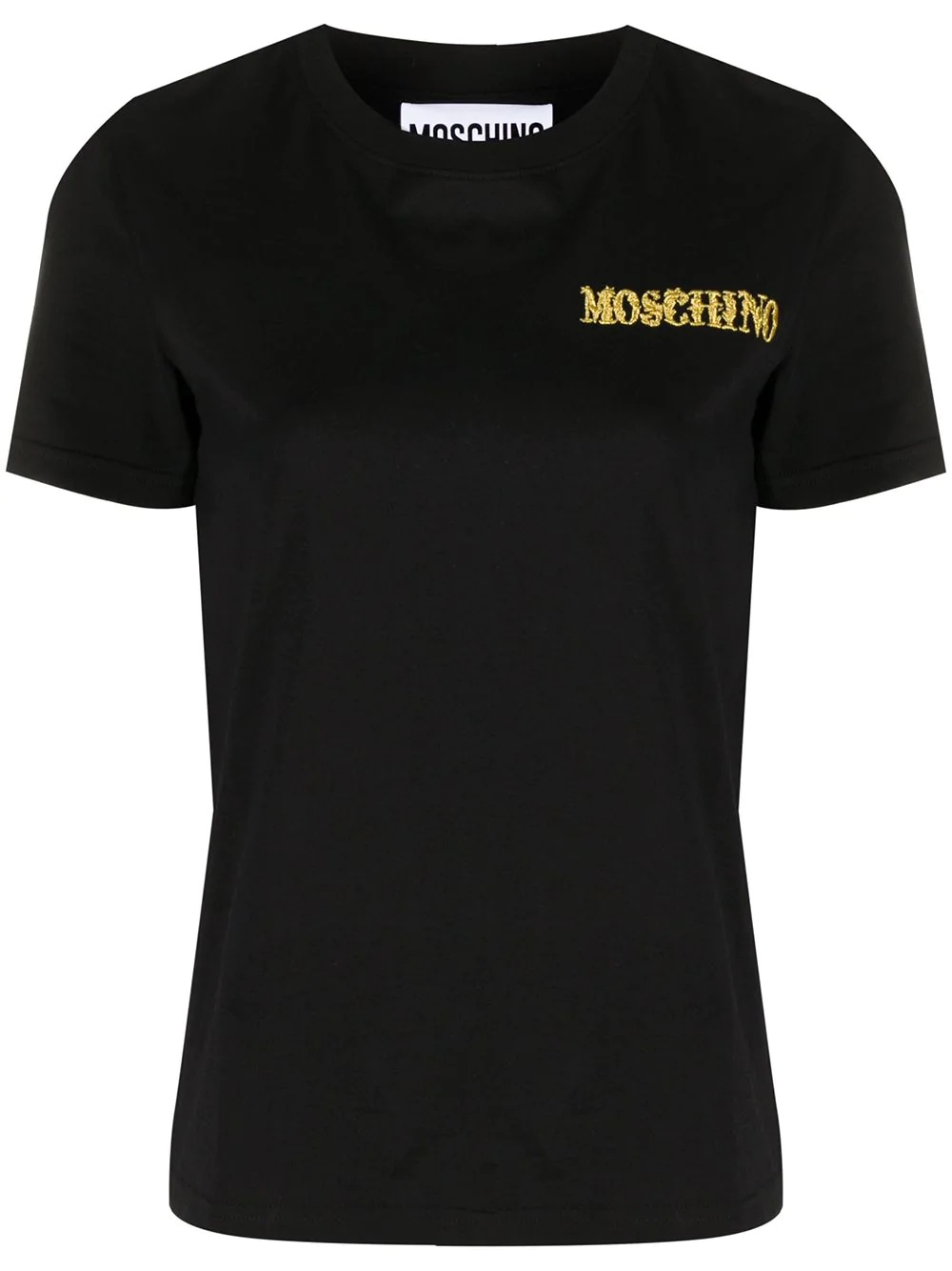 embroidered logo T-shirt - 1