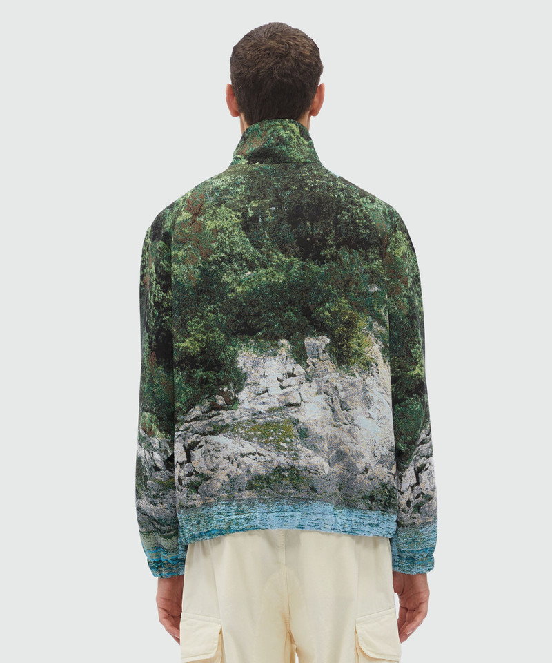 Jacquard jacket with "La Vedetta" MSGM graphics 3