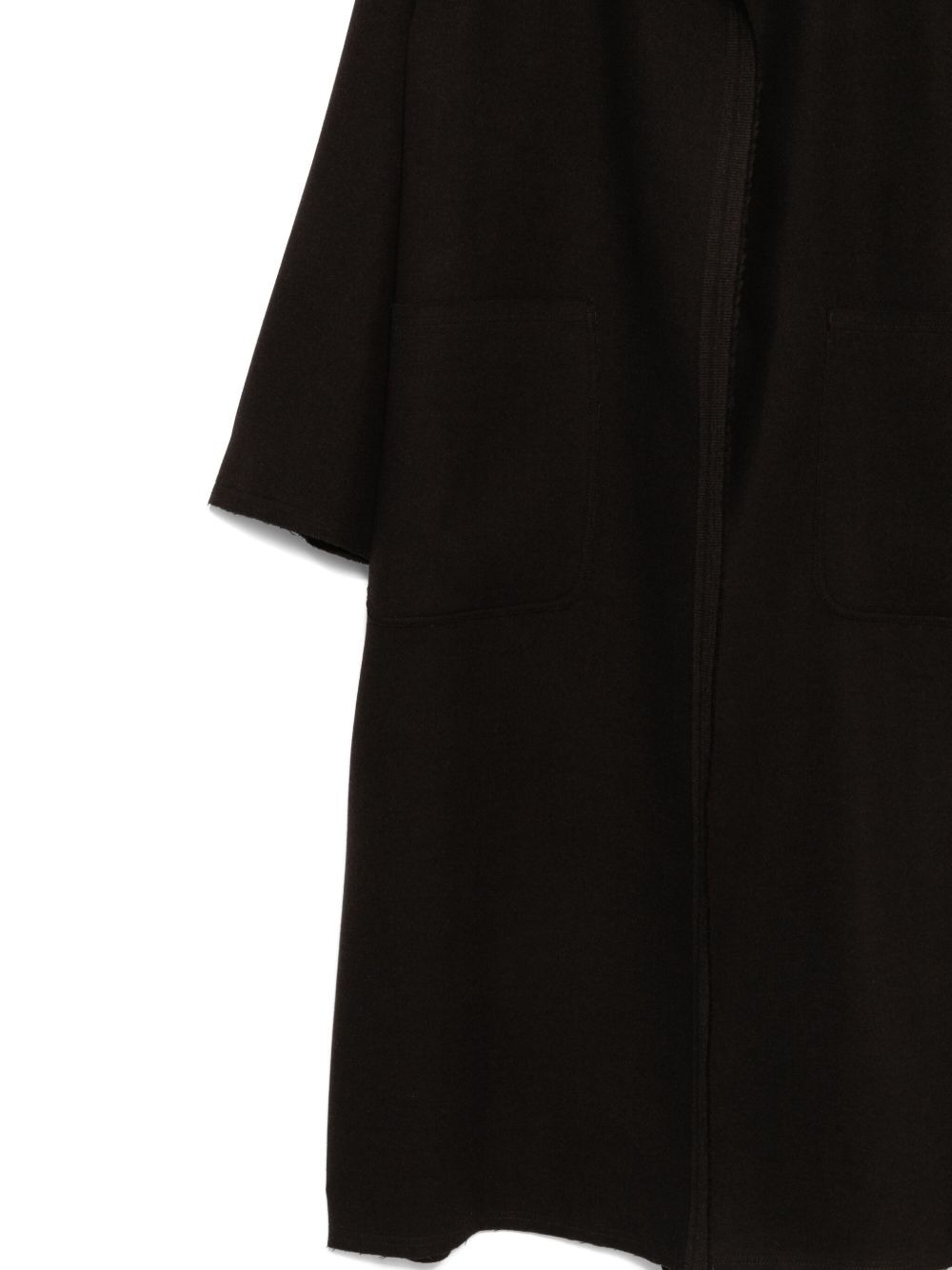 open-front coat - 3