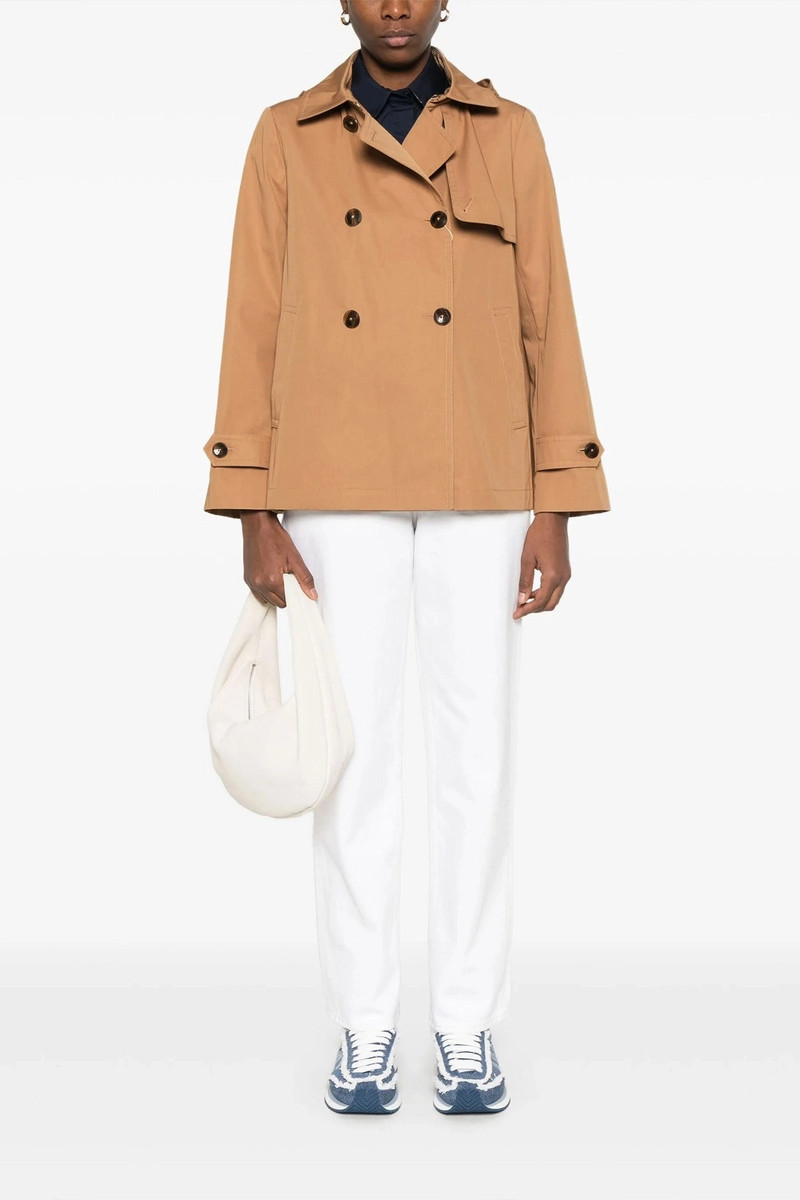 Herno 'Dean' short trench coat outlook