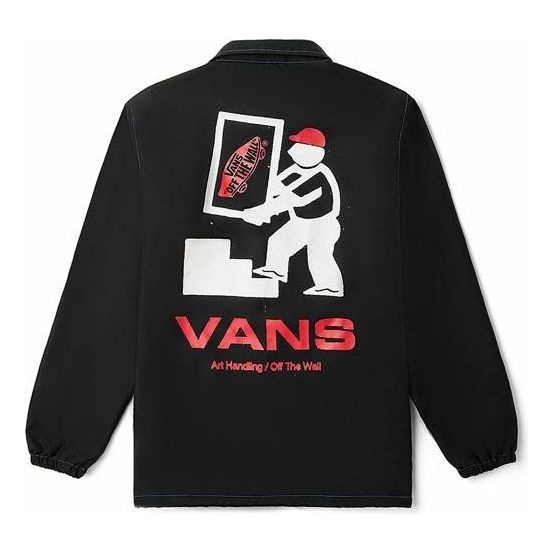 Vans x Kazuki Hoodie 'Black White Red' VN0A5H6KDNV - 2