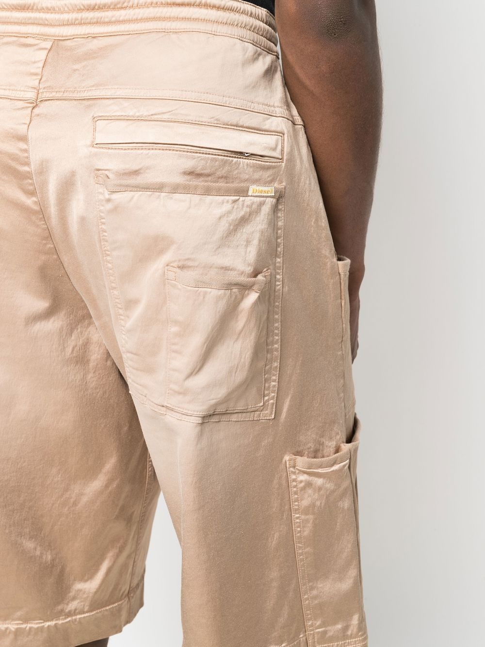 straight-leg cargo shorts - 5