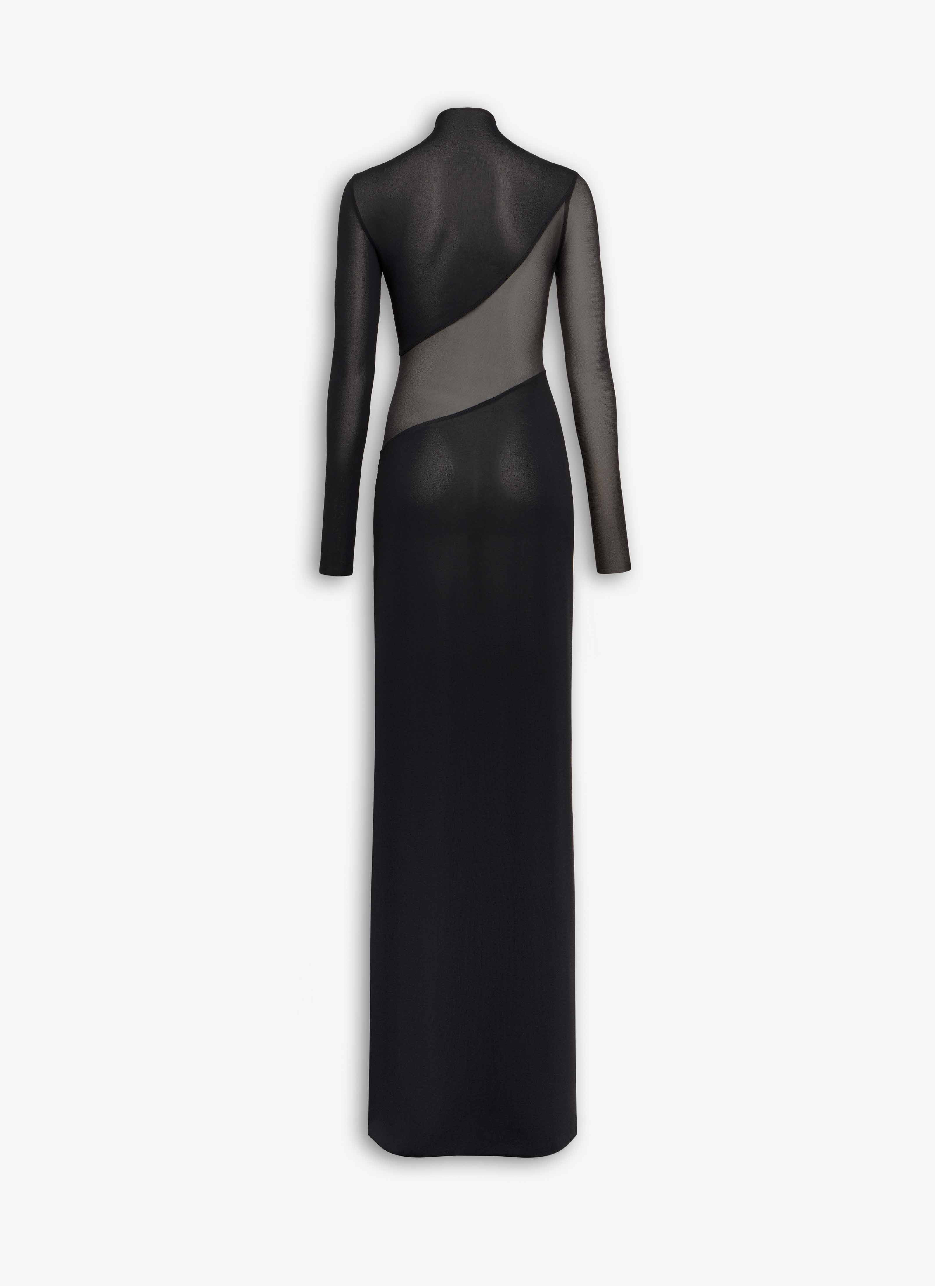 SILK KNIT CUT OUT DRESS - 4