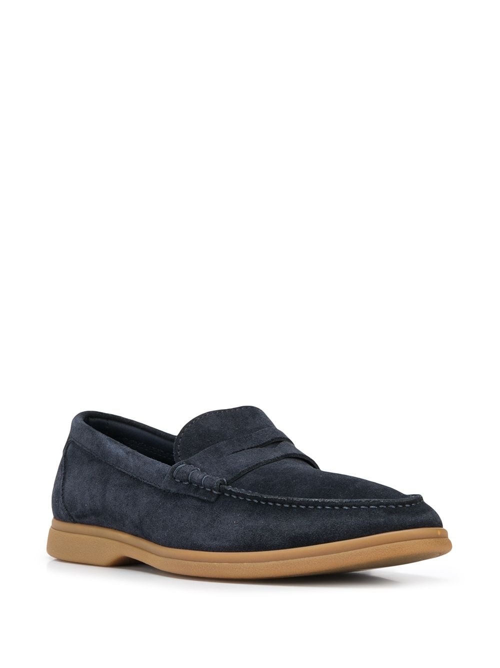 suede penny loafers - 2