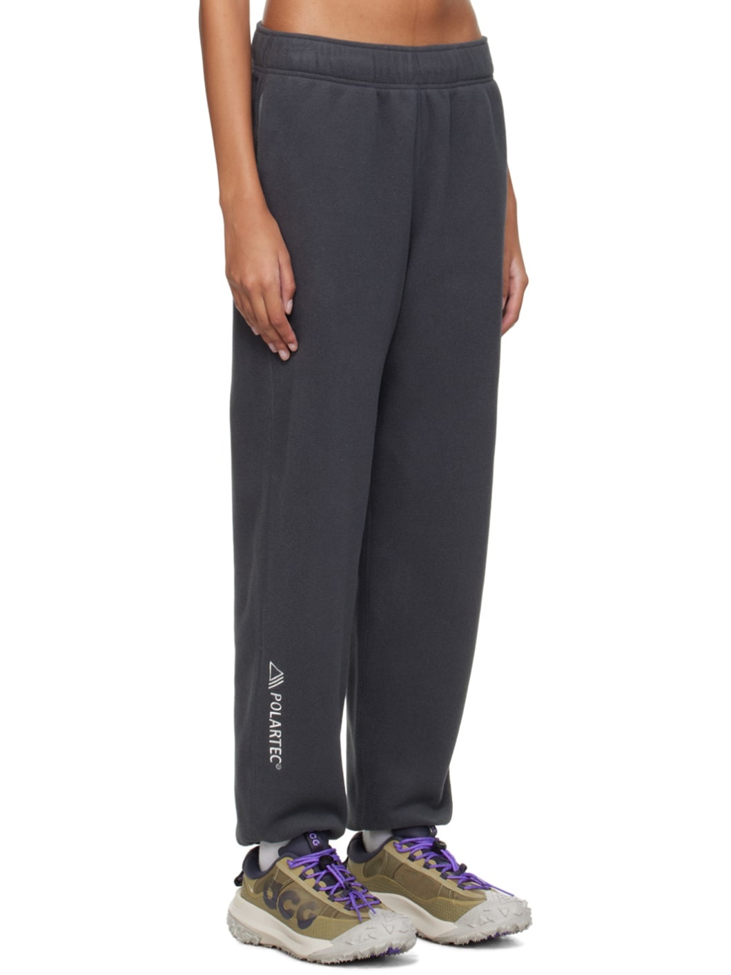 Gray Wolf Tree Lounge Pants - 2