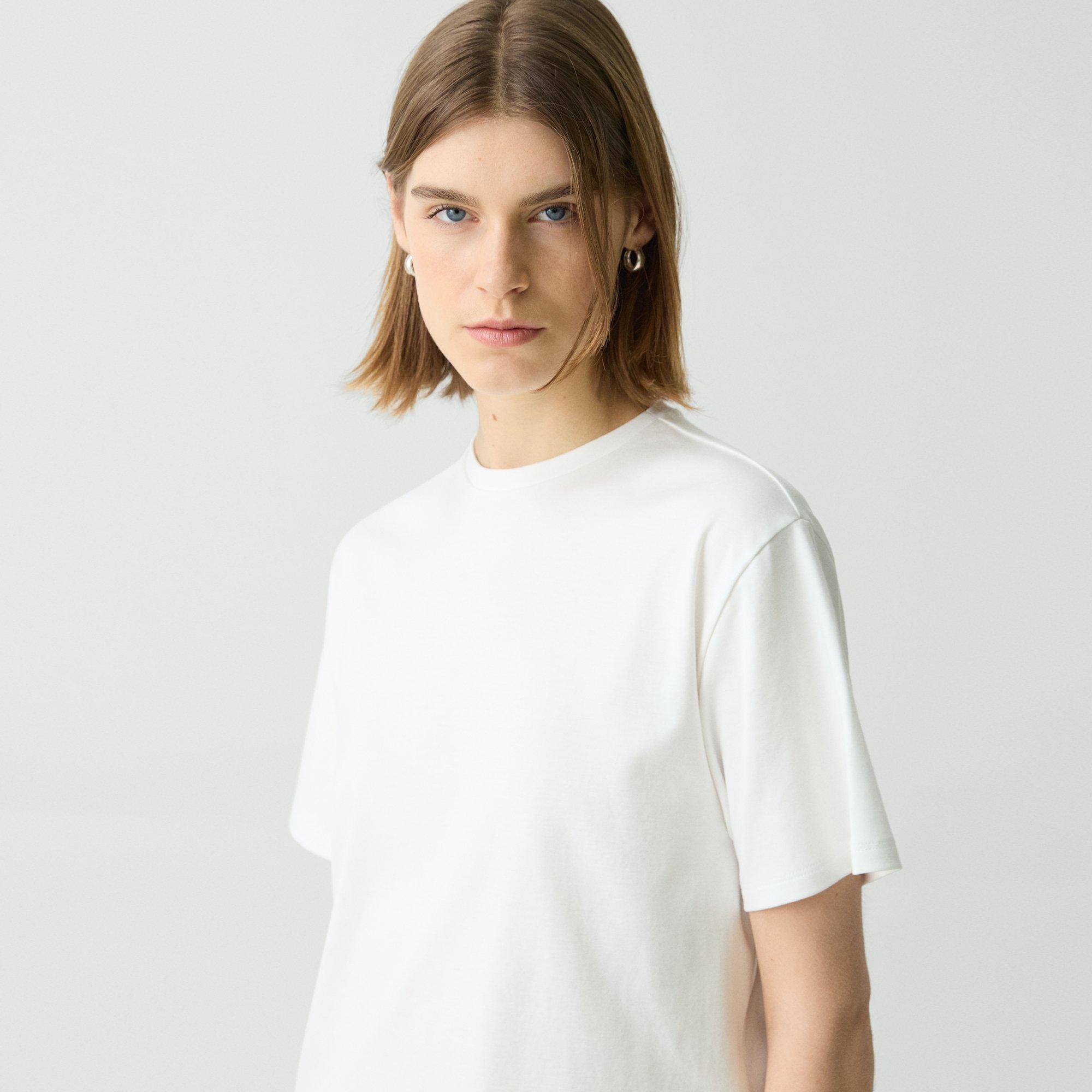 Boxy Tee in Cotton Jersey - 5