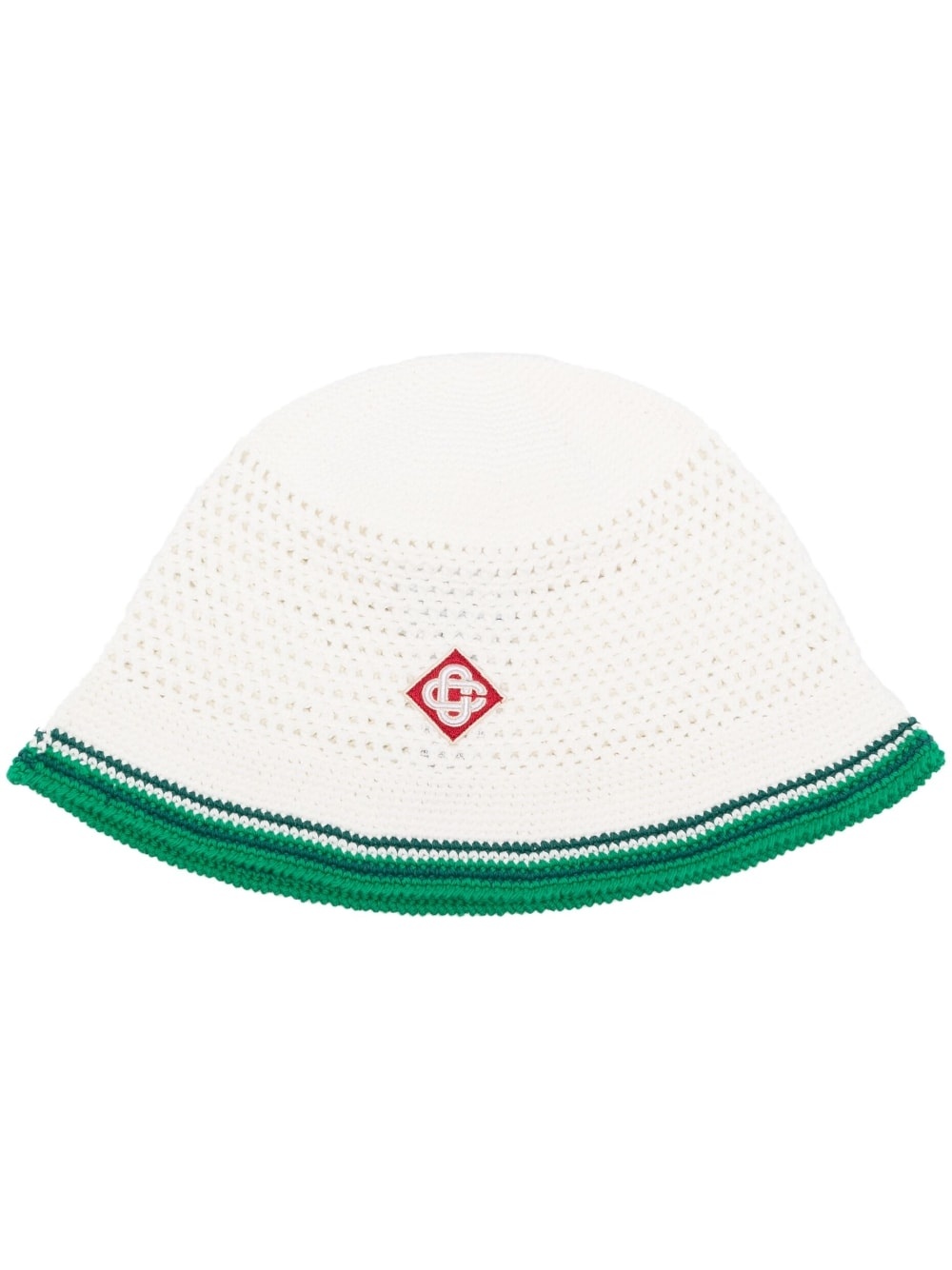 embroidered-logo knitted hat - 1
