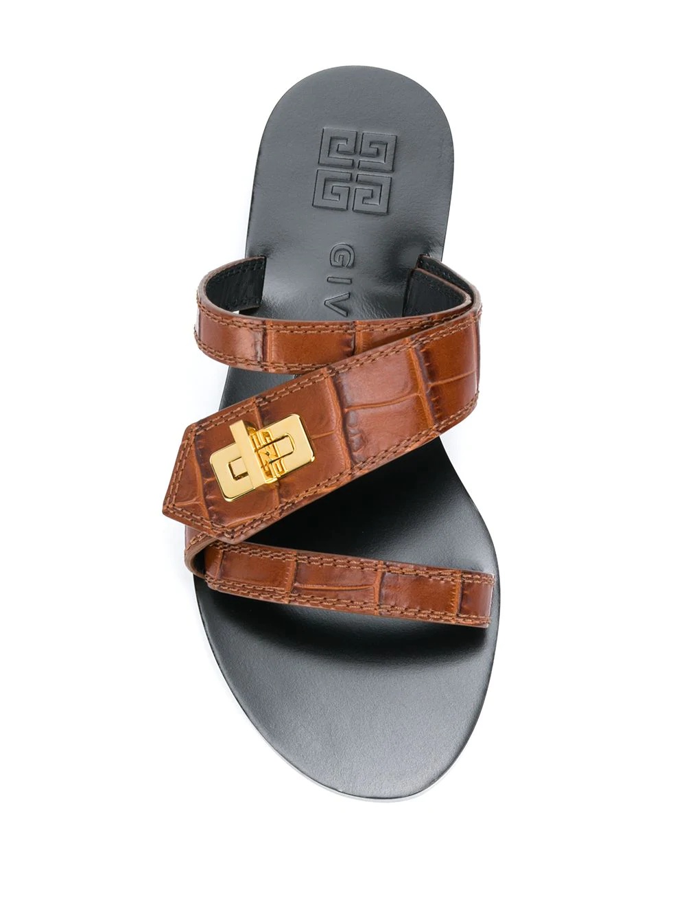 leather wrap sandals - 4