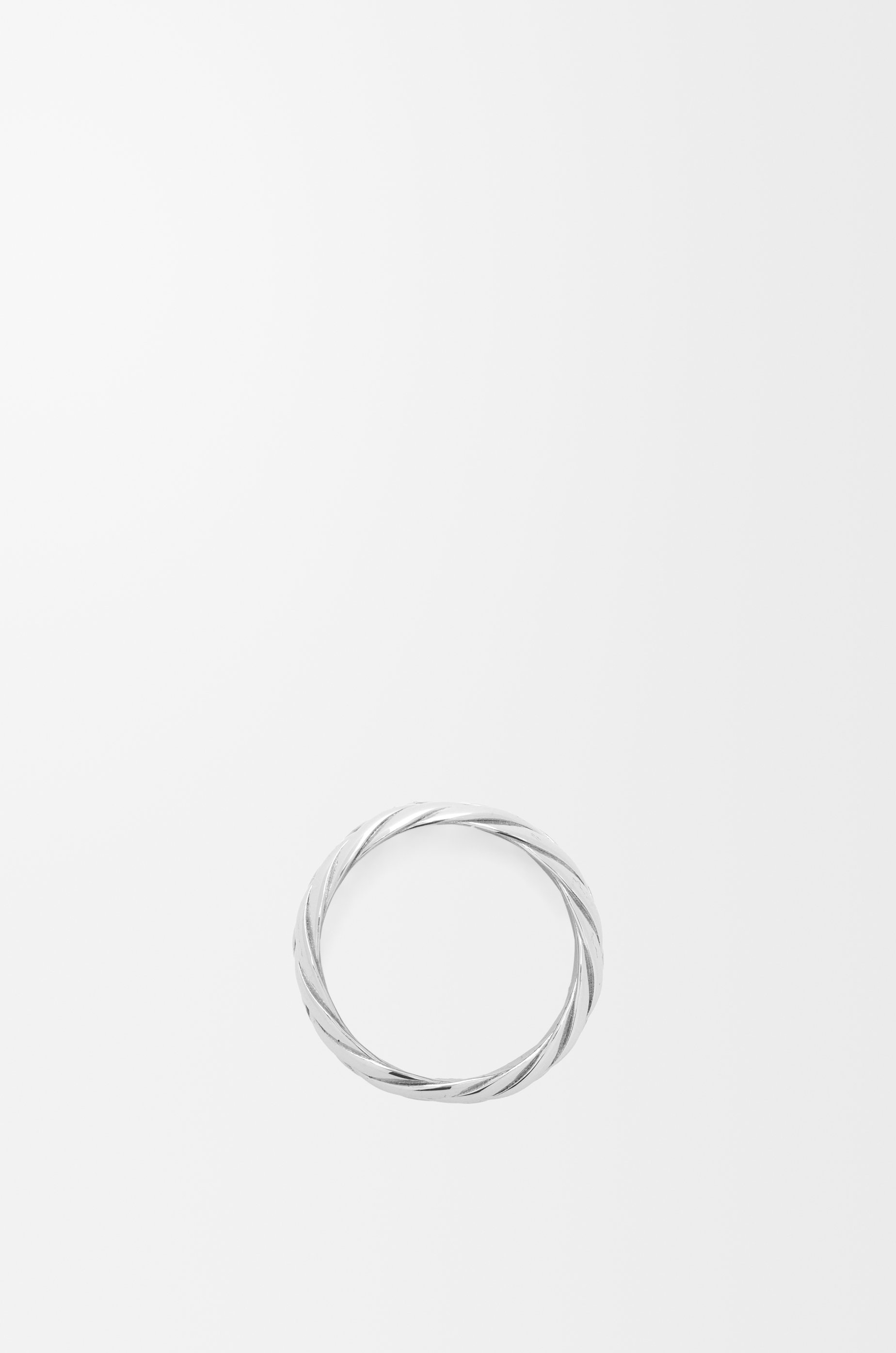 Braided ring in sterling silver - 2