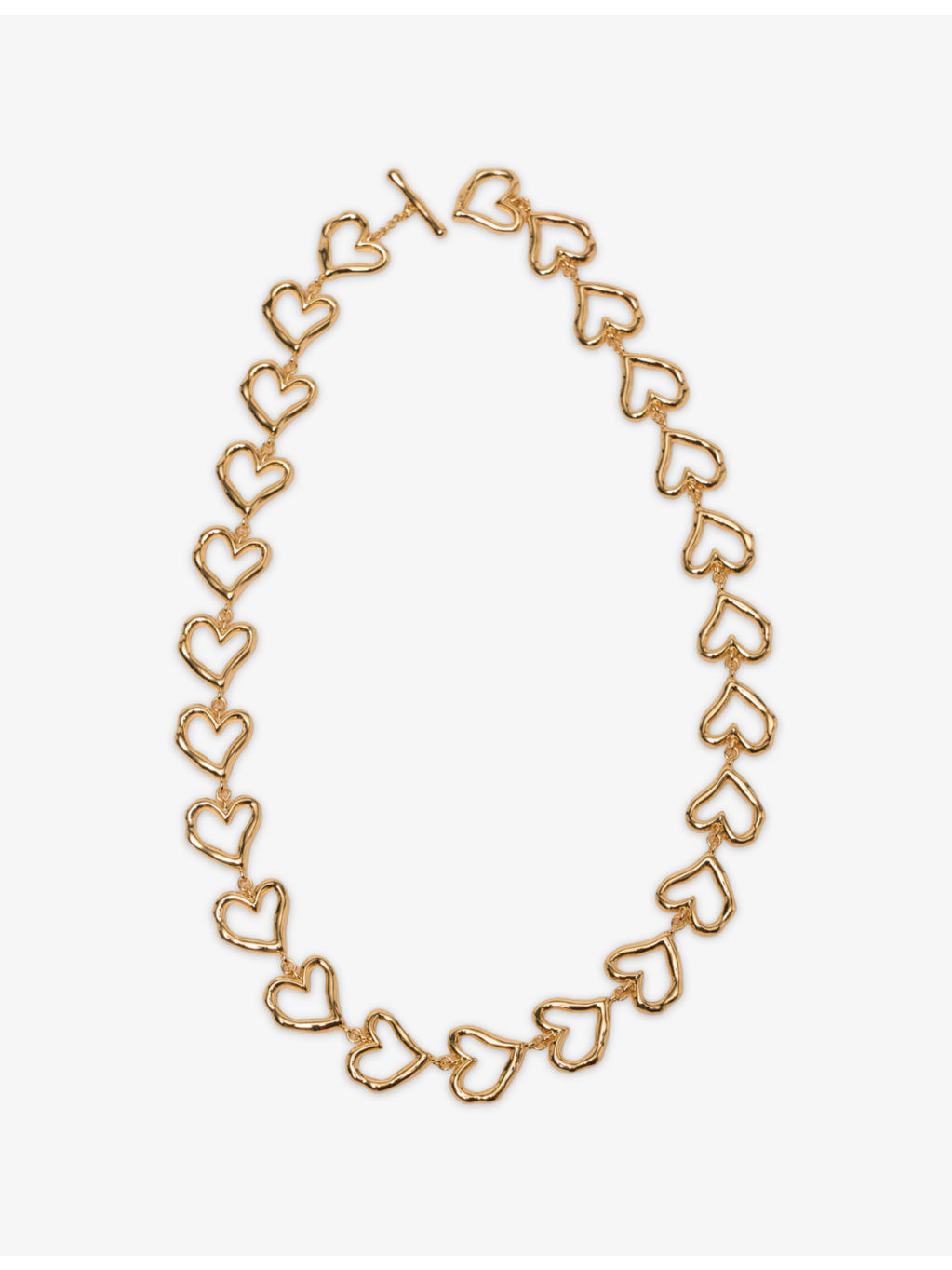 Heart Brass Necklace - 3