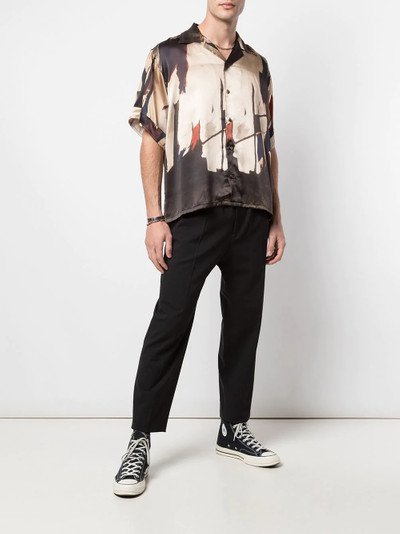 Enfants Riches Déprimés loose fit silk printed shirt outlook