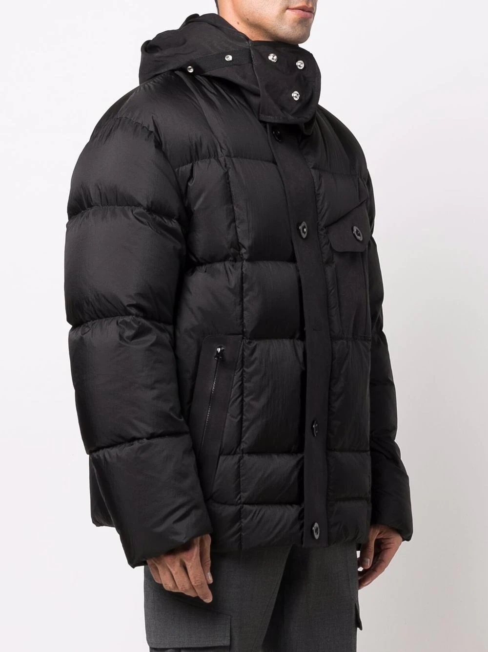 hooded padded jacket - 3