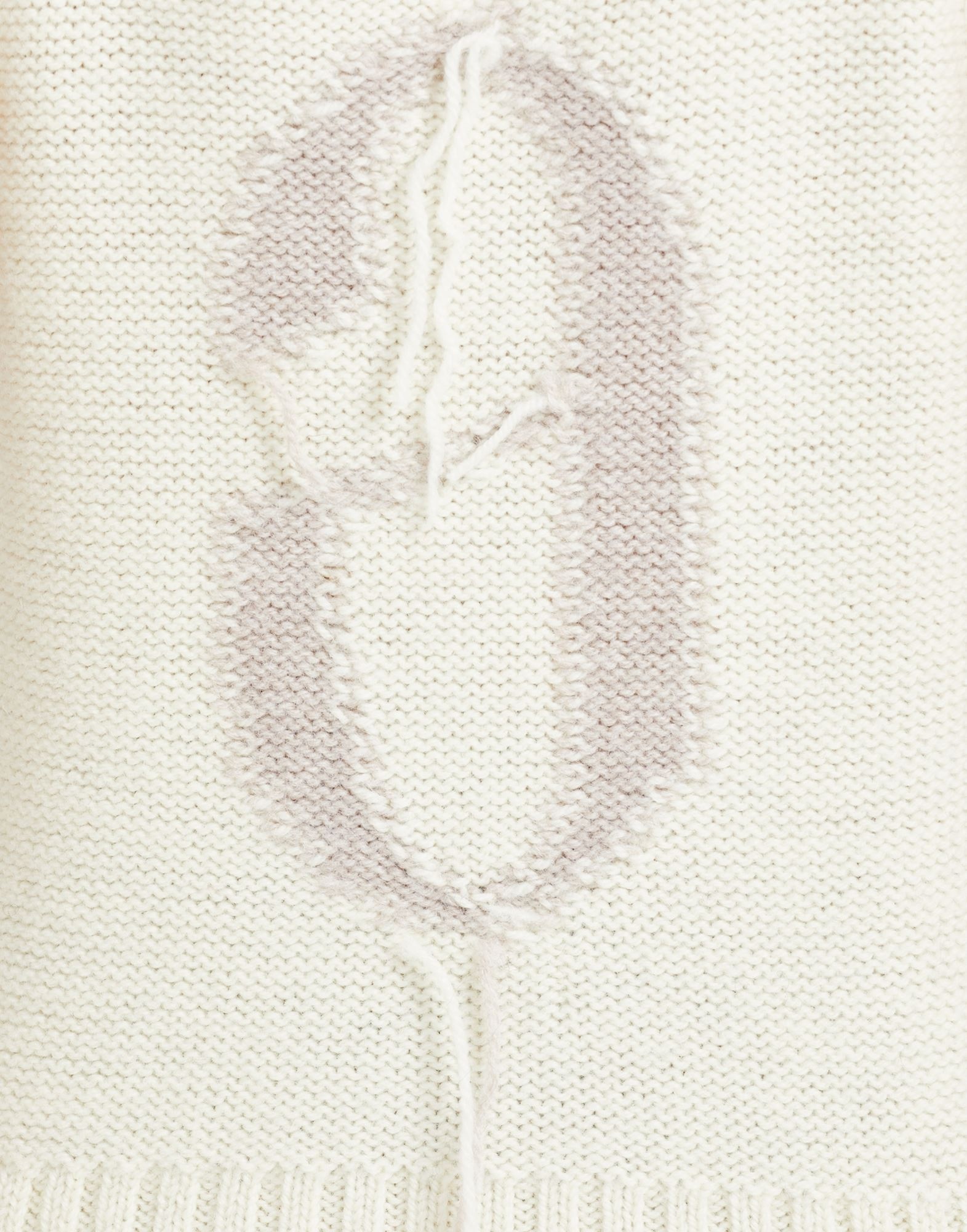 Reversed intarsia sleeveless sweater - 6