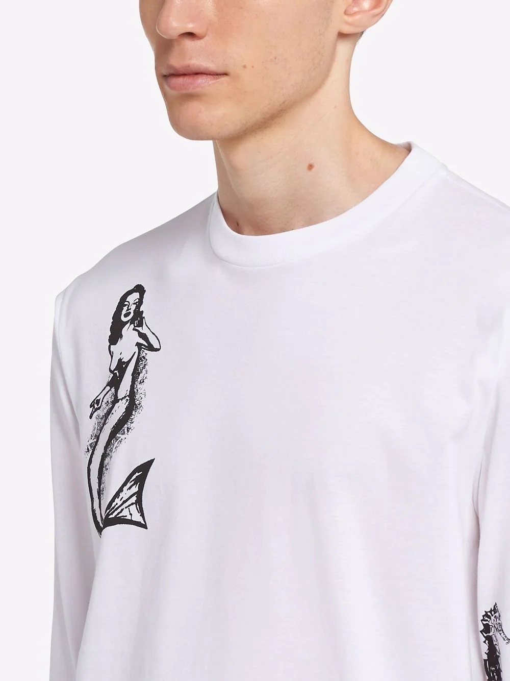 siren print T-shirt - 5