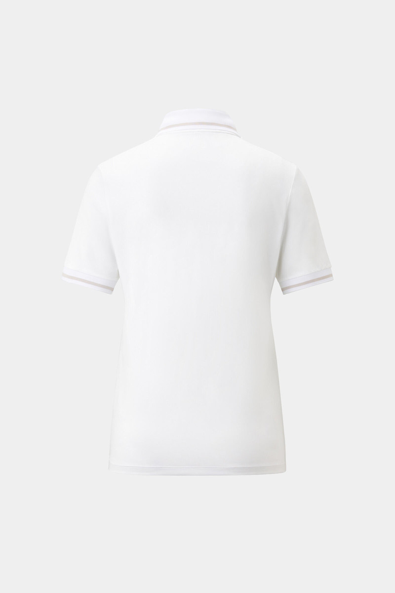 BOGNER Caylee Functional polo shirt in White outlook