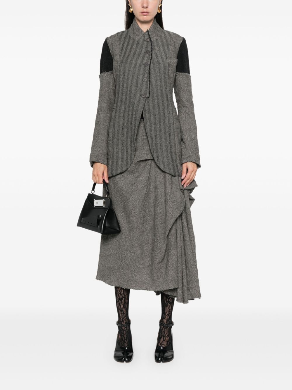 patchwork blazer - 2