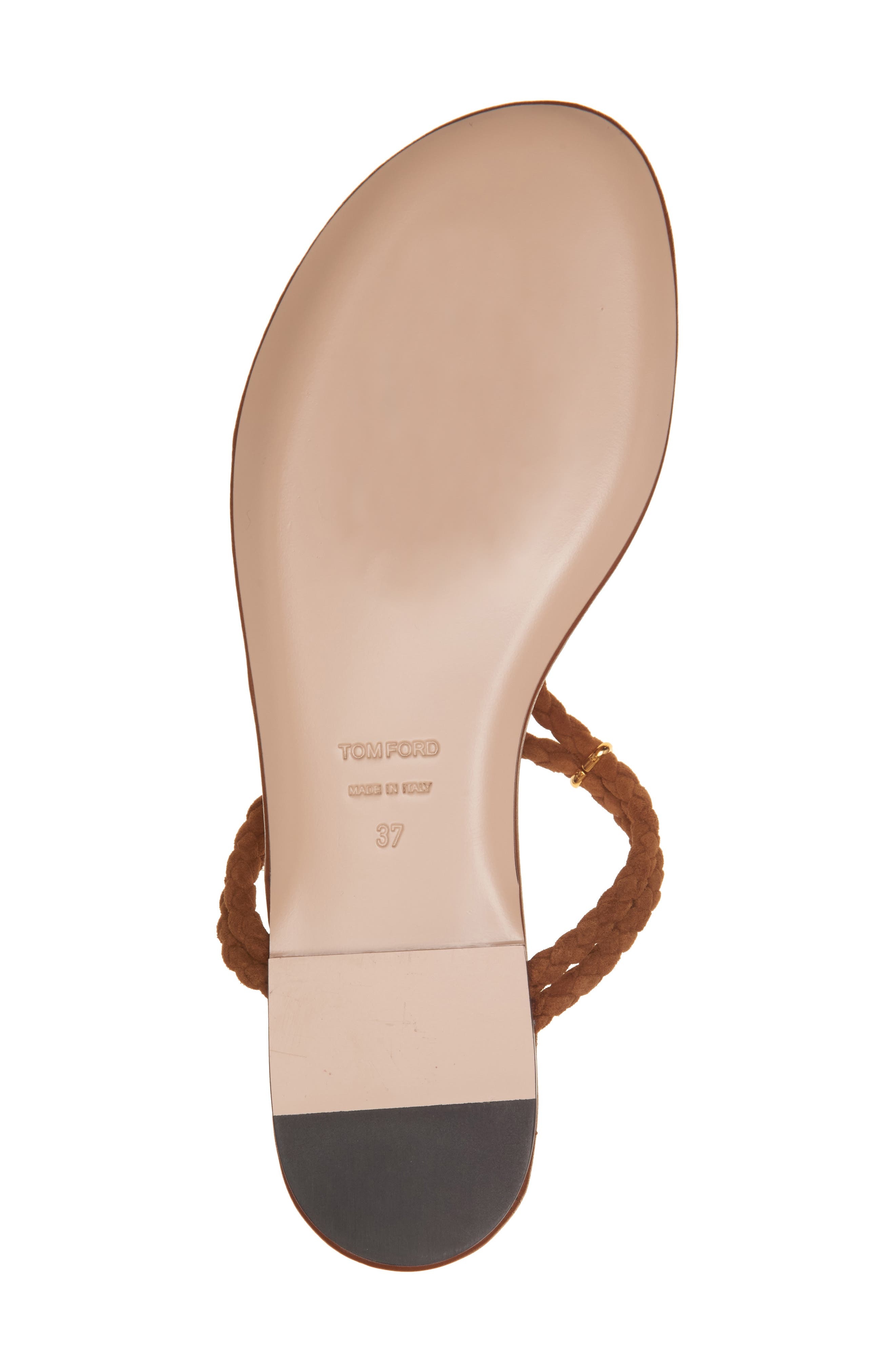 TOM FORD Lily Flip Flop in 1B054 Pecan at Nordstrom - 6