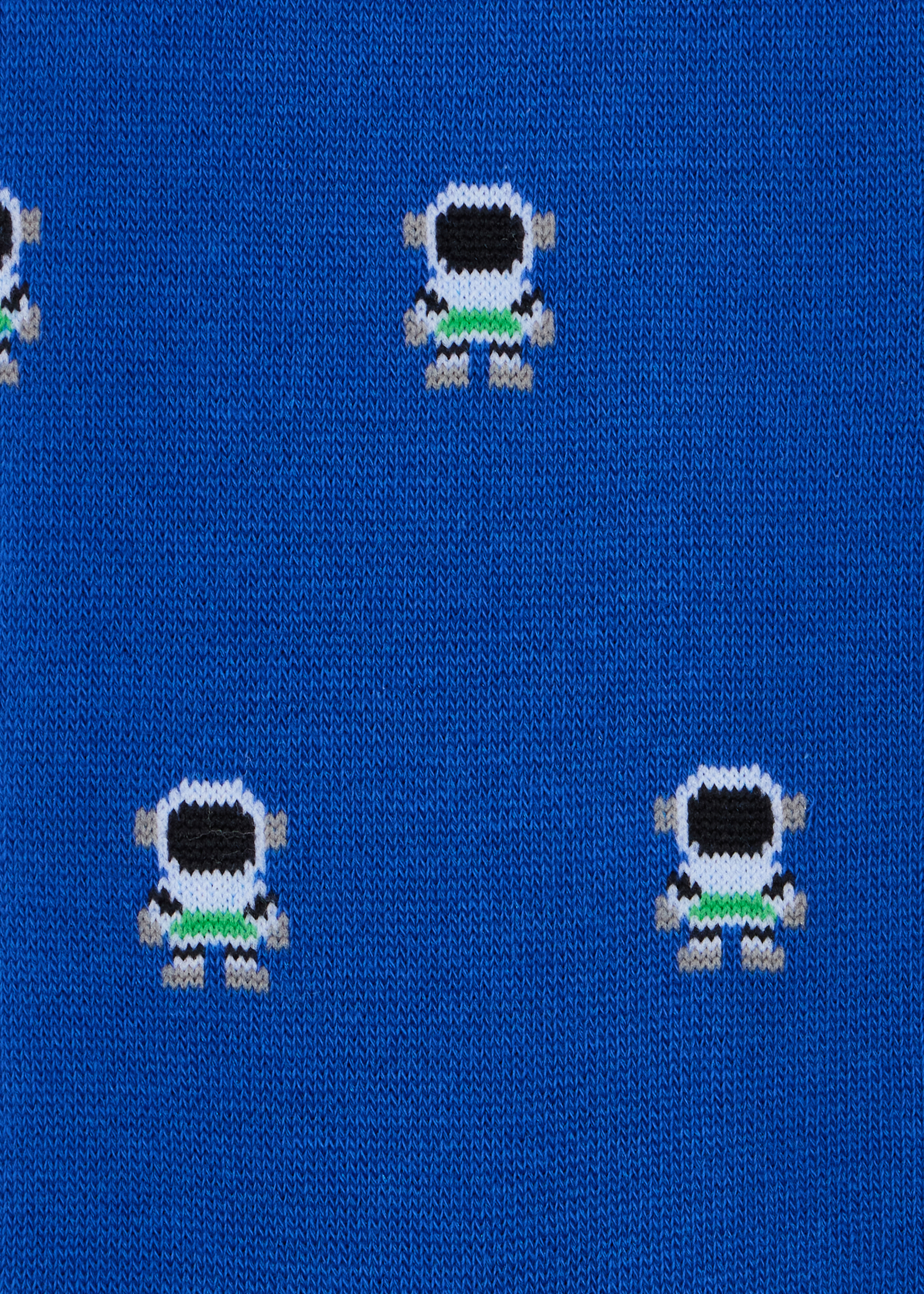 Blue 'Astronaut' Socks - 3