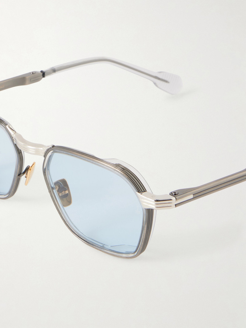Beckett D-Frame Titanium and Acetate Sunglasses 3