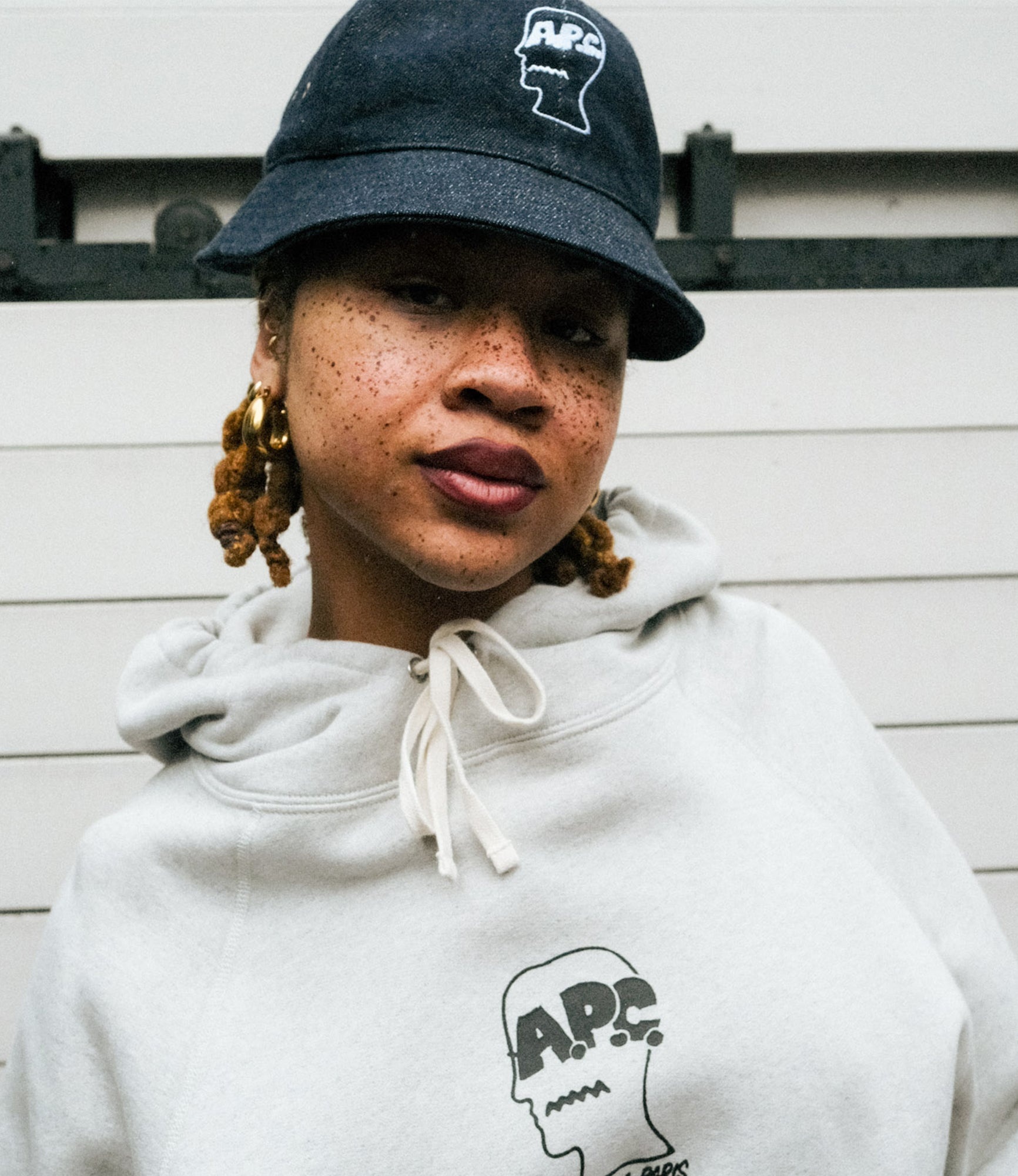 A.P.C. BRAIN DEAD BUCKET HAT - 3
