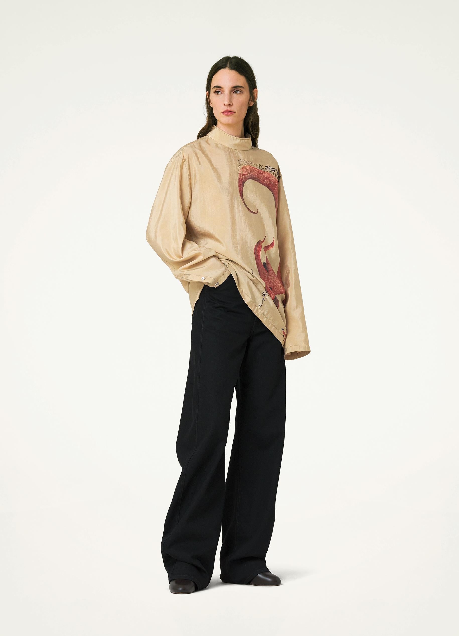 ANGKASAPURA MOCK-NECK TOP - 3