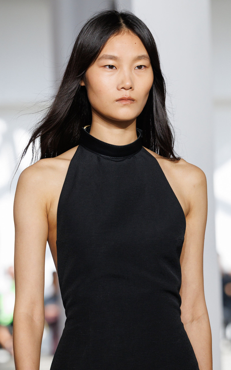 FFORME Silke Halterneck Apron Dress black outlook