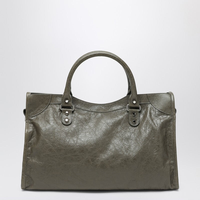 Balenciaga Le City Medium Bag Army Green Women - 2