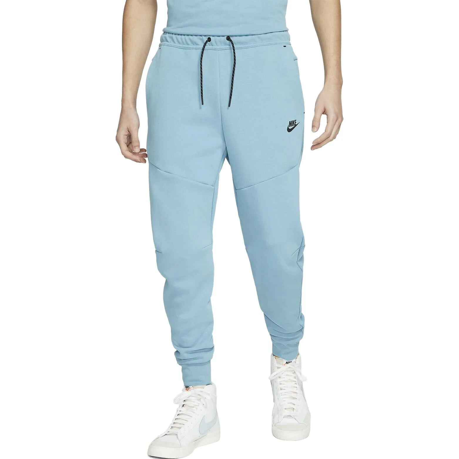 Nike Sportswear Tech Fleece Jogger Pants Cerulean Light Blue CU4495-424 - 1