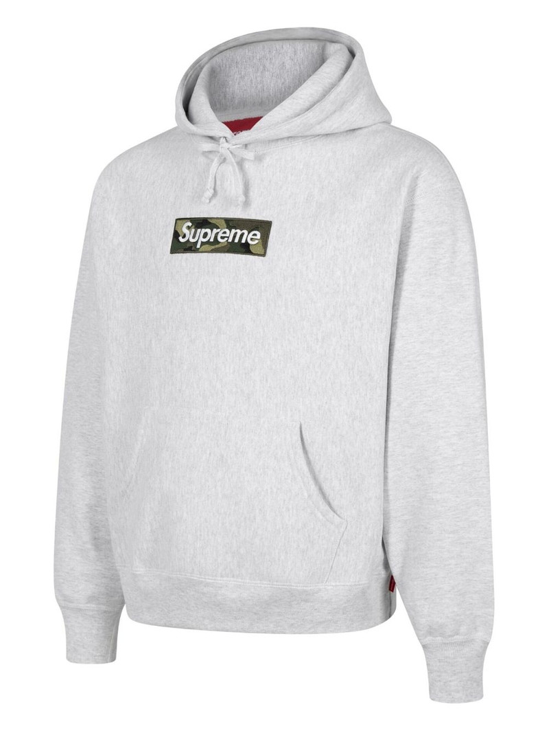 Supreme Box Logo cotton hoodie outlook