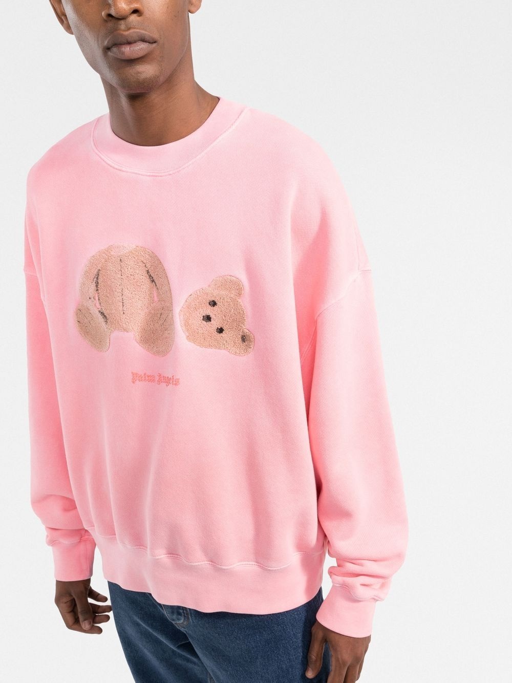 bear-print sweatshirt - 3