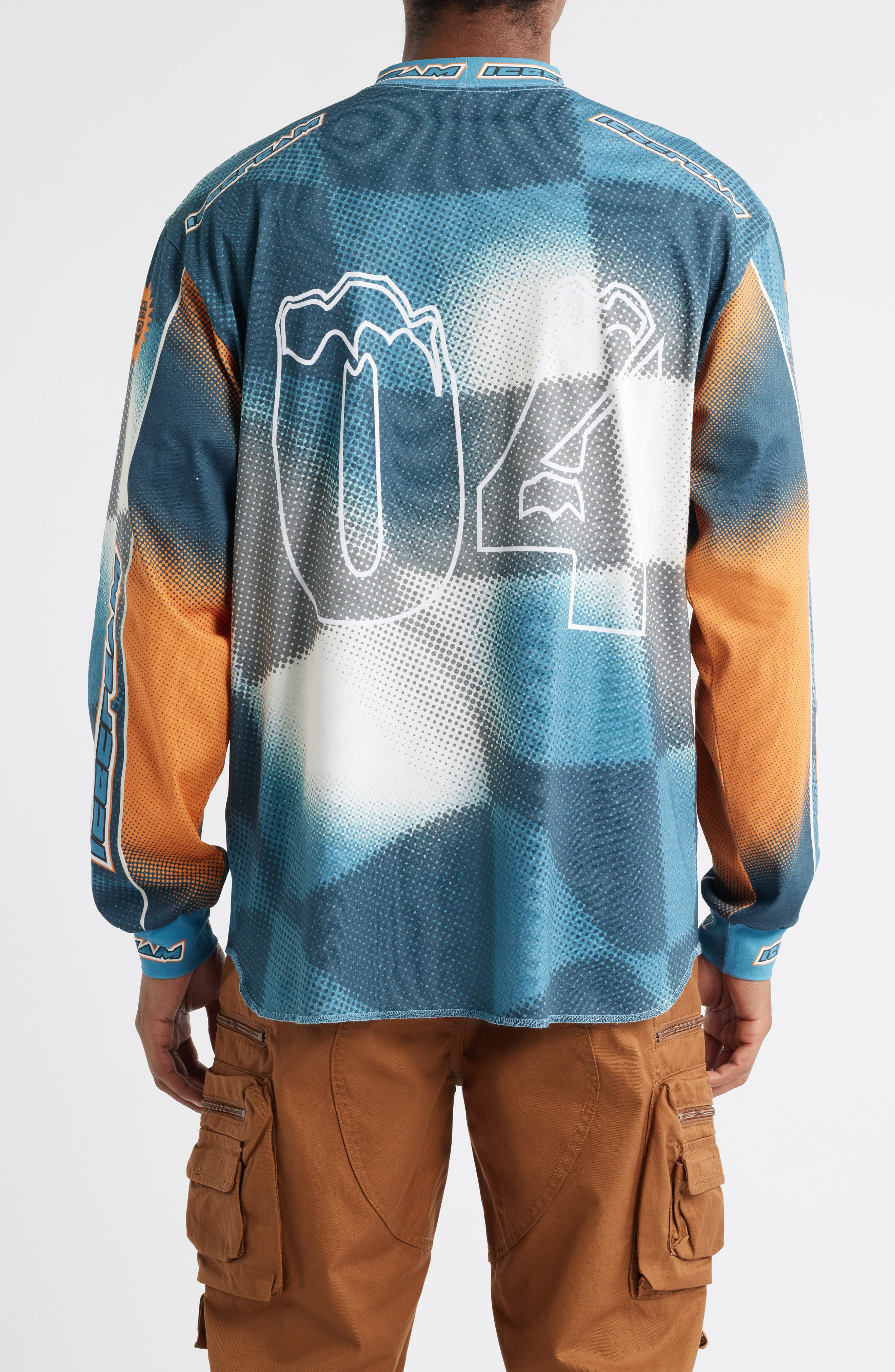 ICECREAM USA Graphic Long Sleeve Soccer Jersey in Caneel Bay at Nordstrom - 2