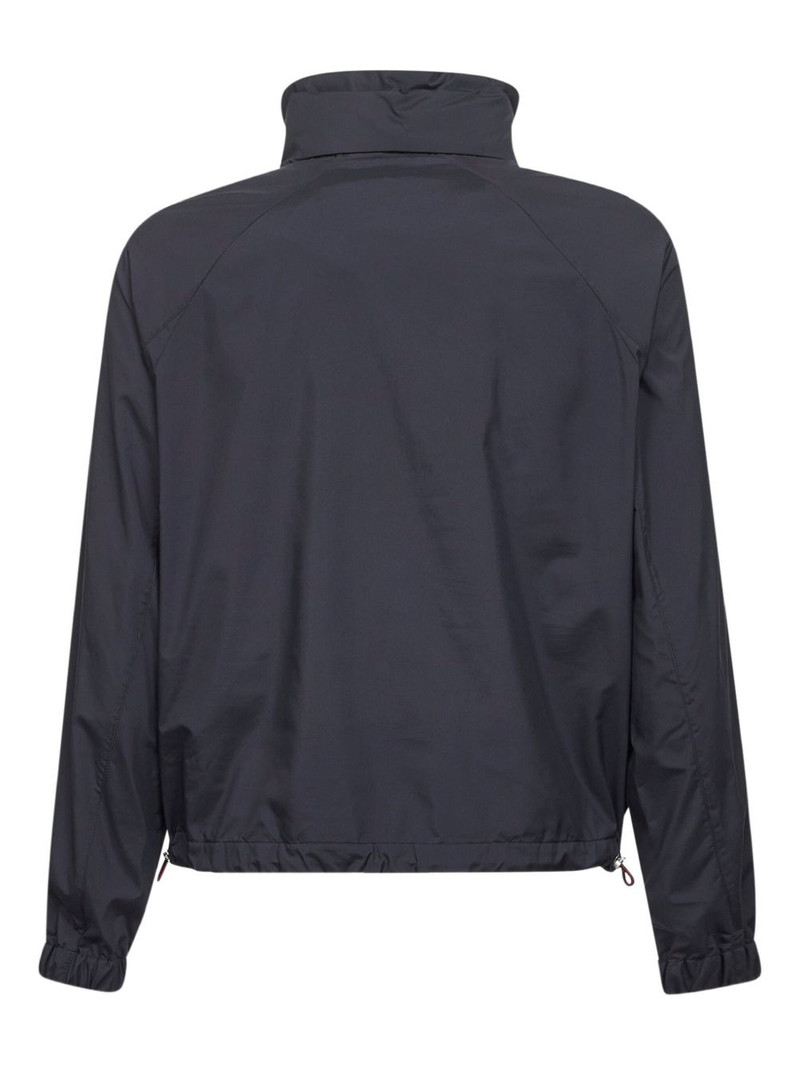 Brunello Cucinelli drawstring high-collar jacket outlook