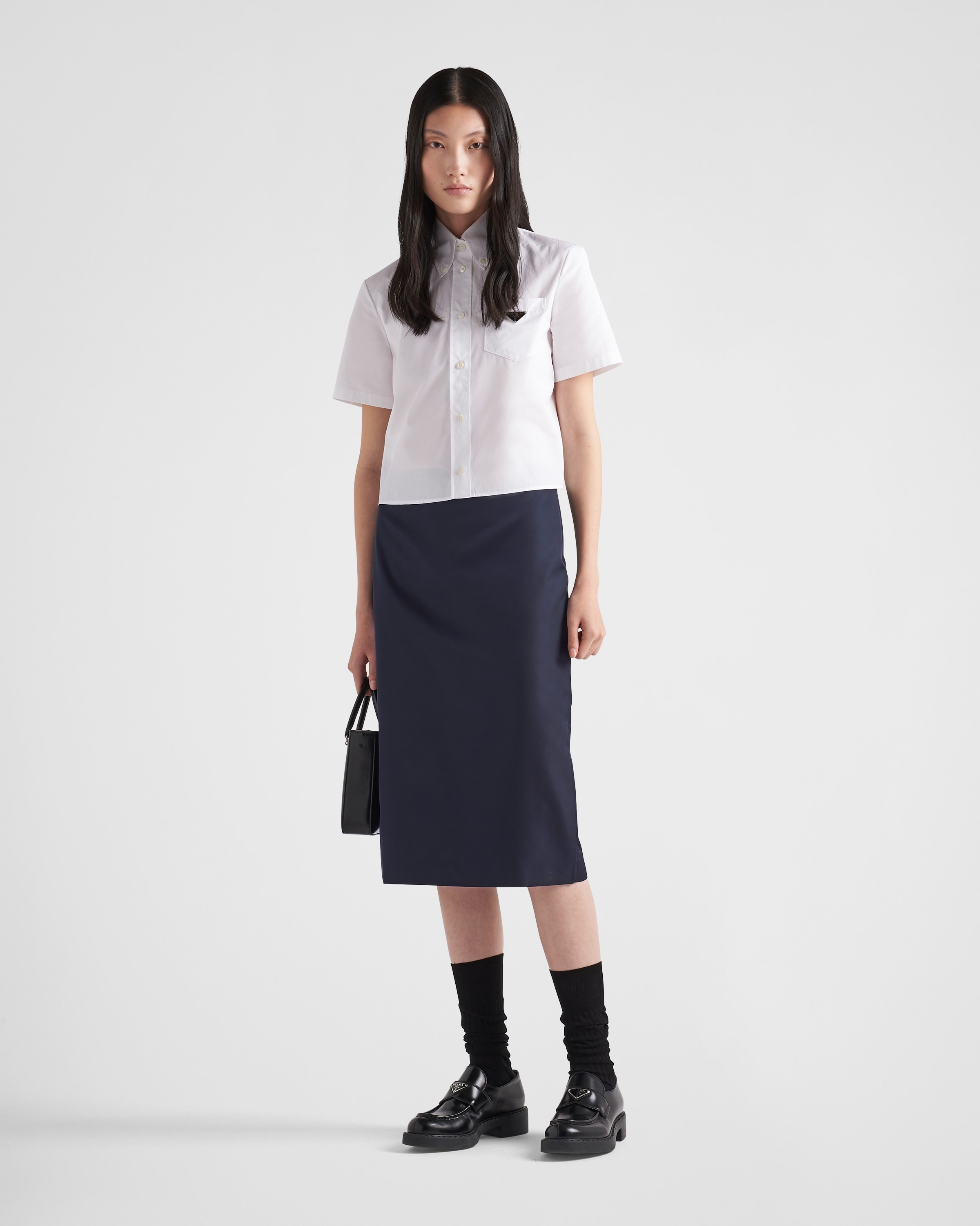 Re-Nylon pencil skirt - 2