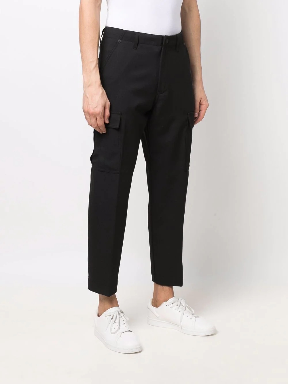 cropped cargo trousers - 3