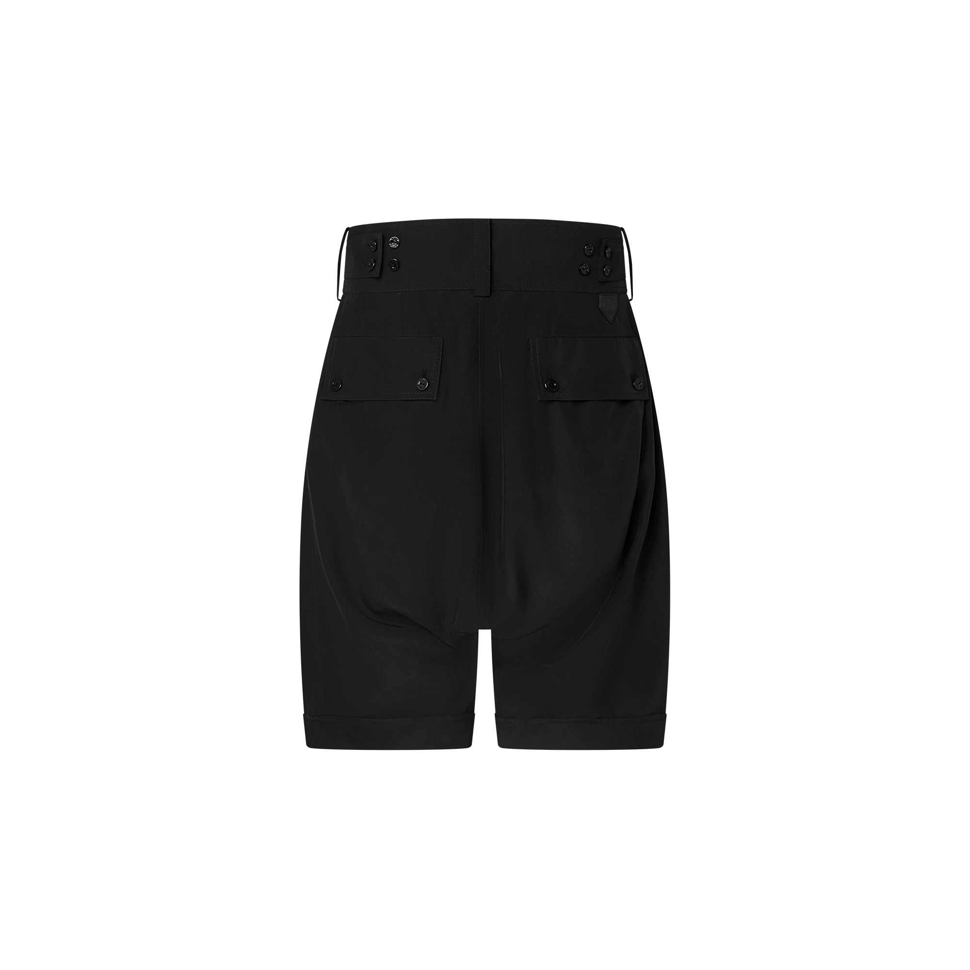 Draped Tailored Shorts - 3