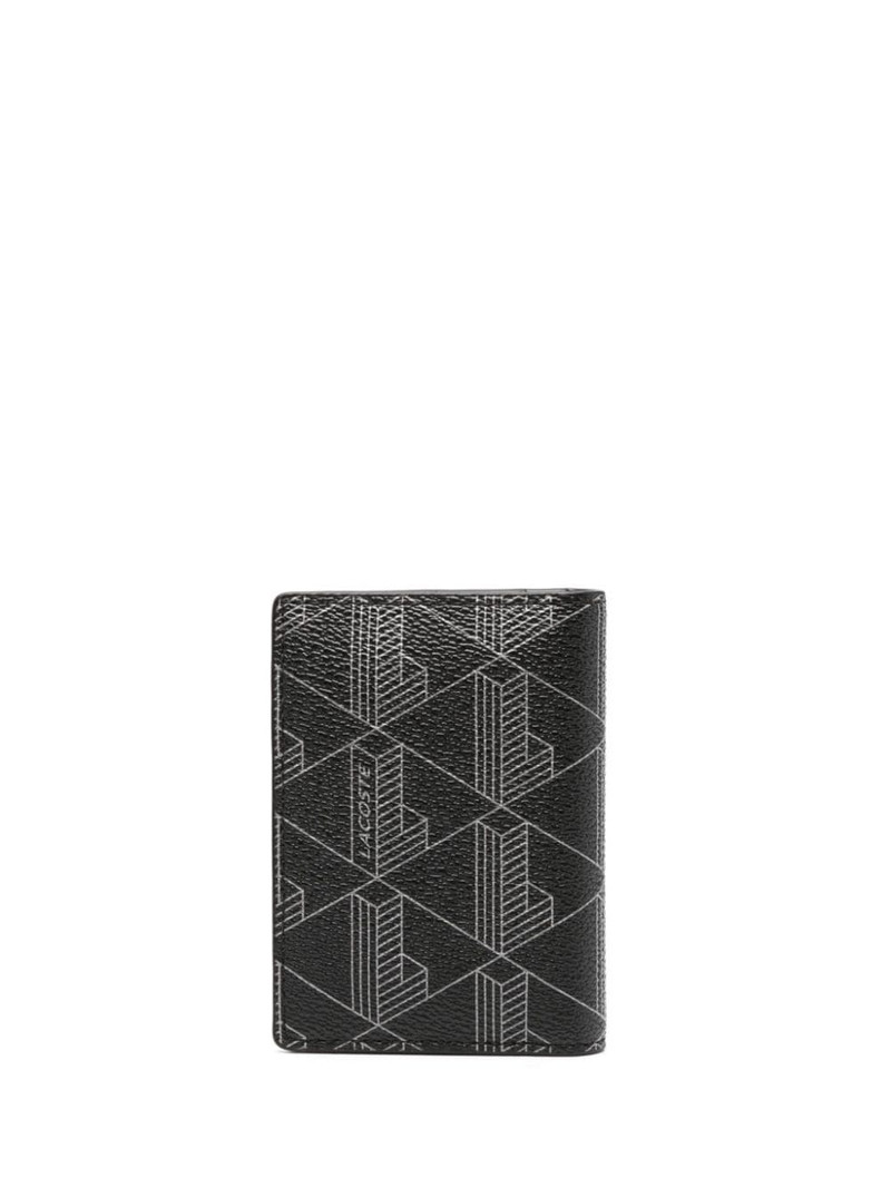 LACOSTE logo-plaque bi-fold 디자인 지갑 outlook