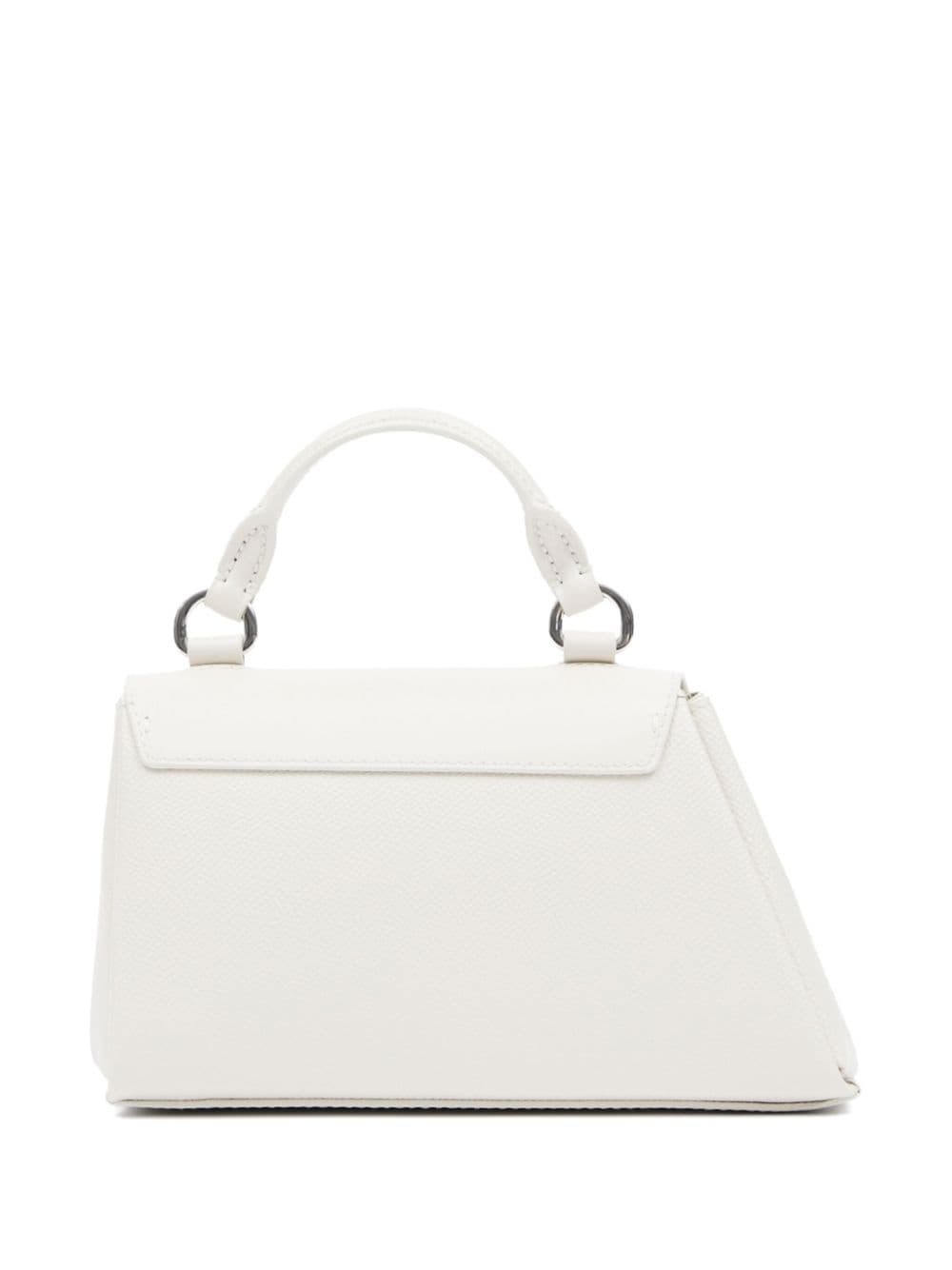 Snatched leather tote bag - 4