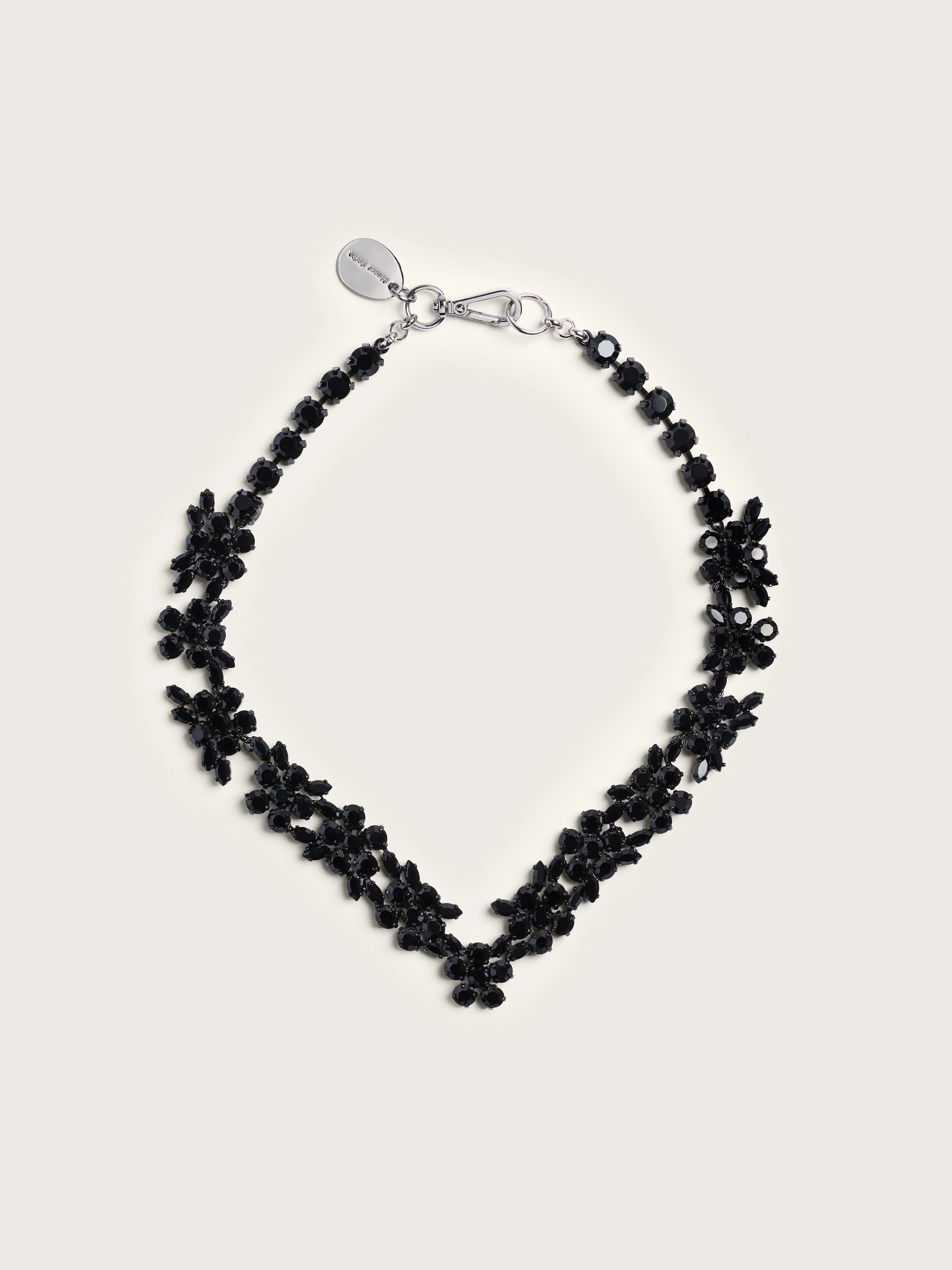 V-Line Floral Necklace - 1