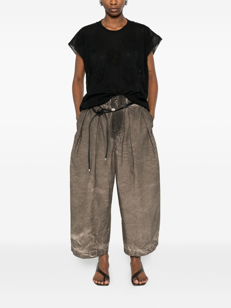 UMA WANG patterned short-sleeve top outlook