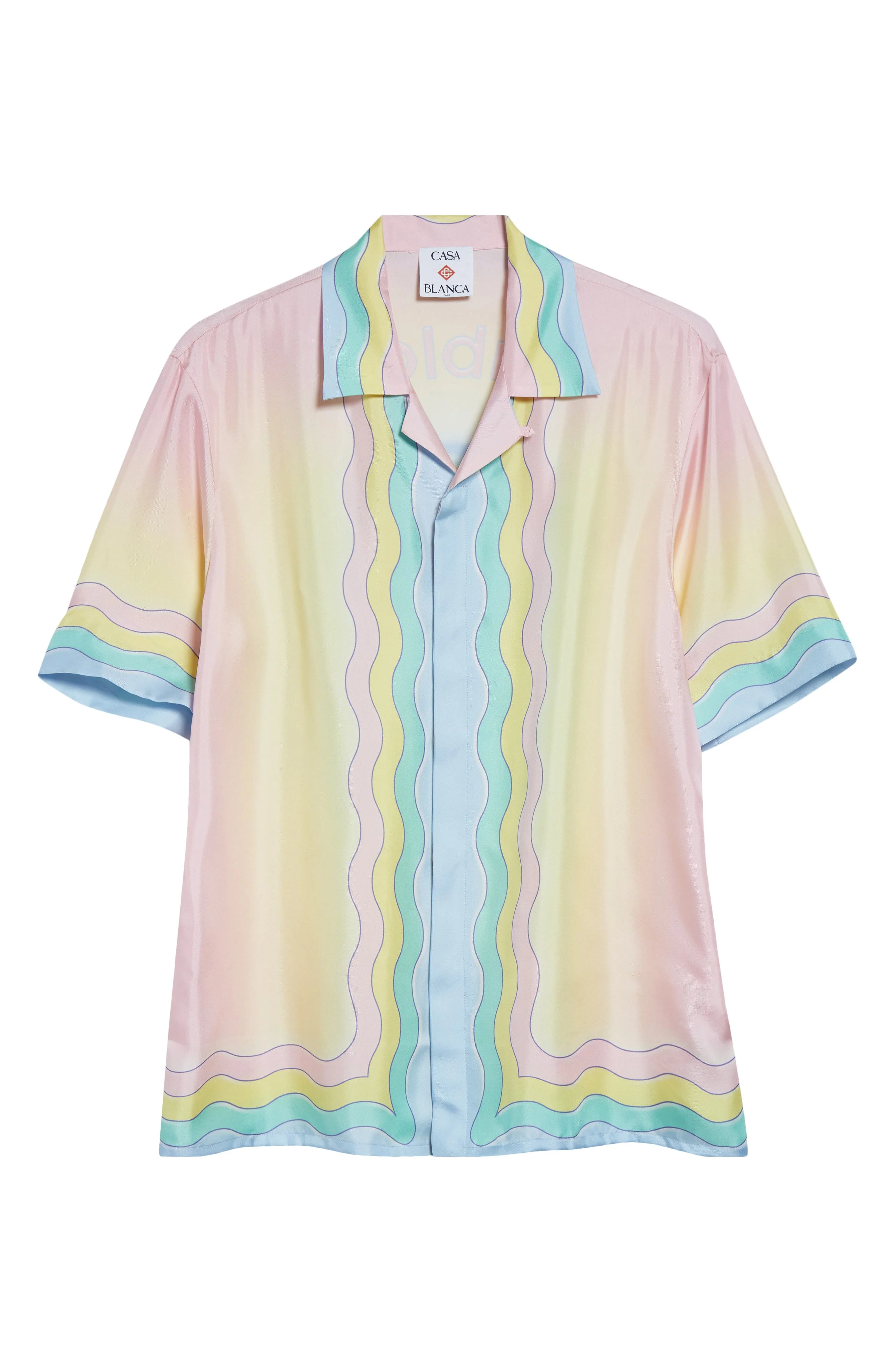 Casablanca For the Love of Dance Silk Camp Shirt at Nordstrom - 1