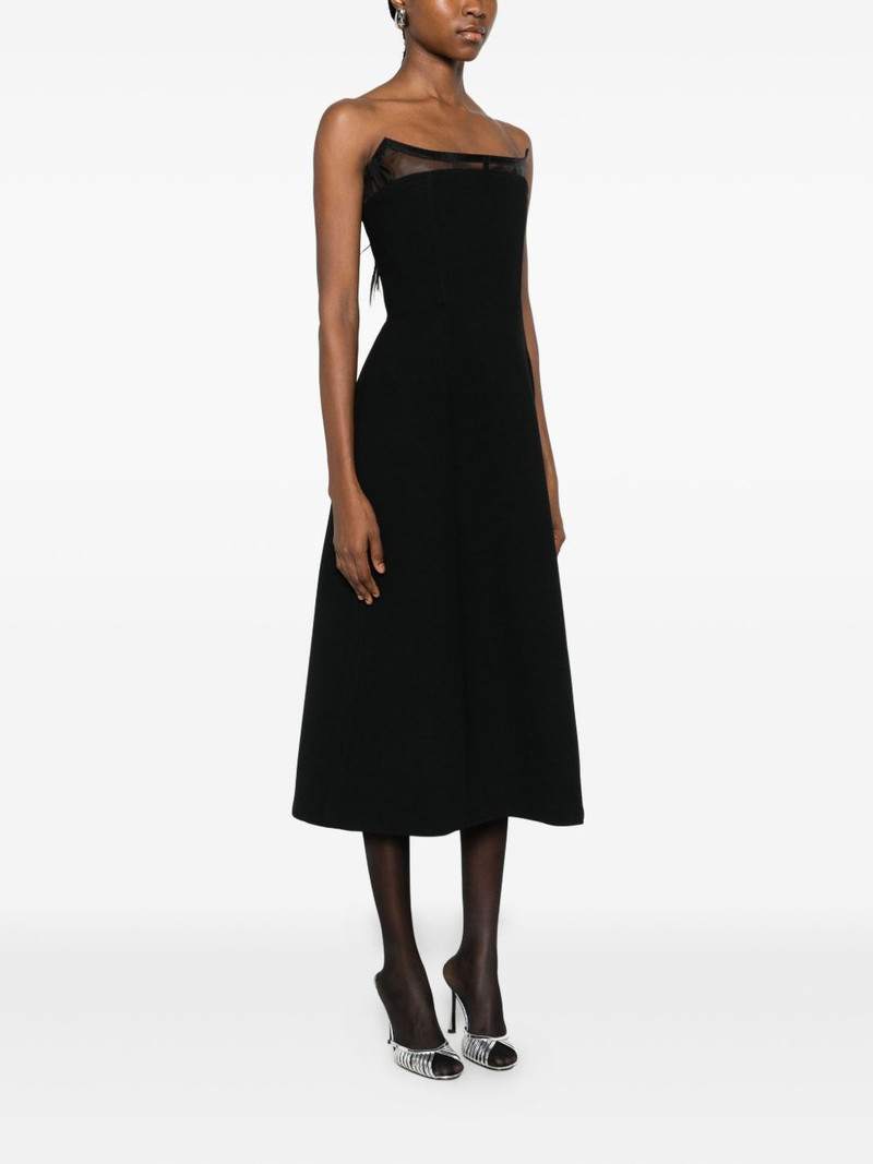 strapless midi dress 3
