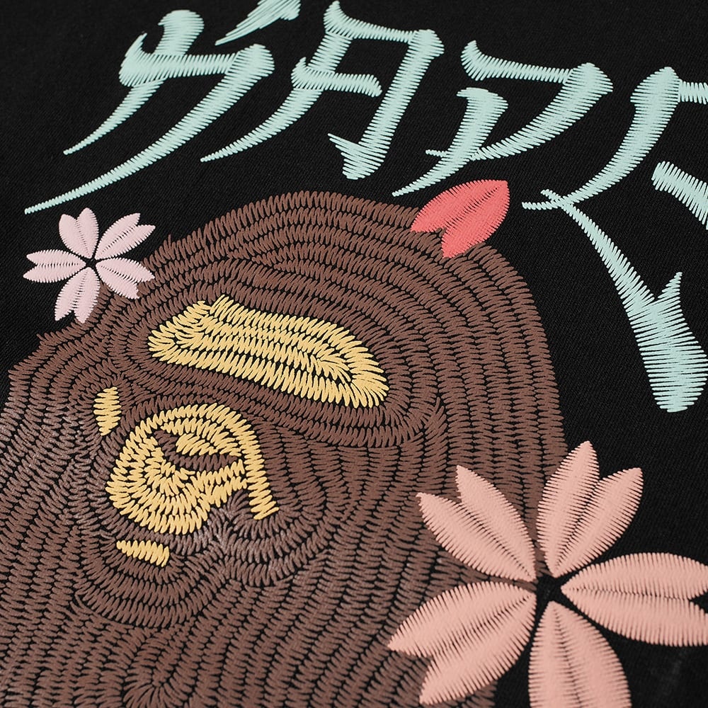 A Bathing Ape Embroidered Style Sakura Ape Head Tee - 2