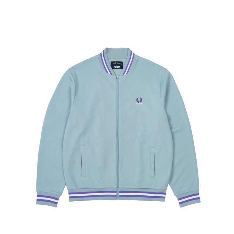 PALACE FRED PERRY TRACK JACKET DUSTY BLUE 1