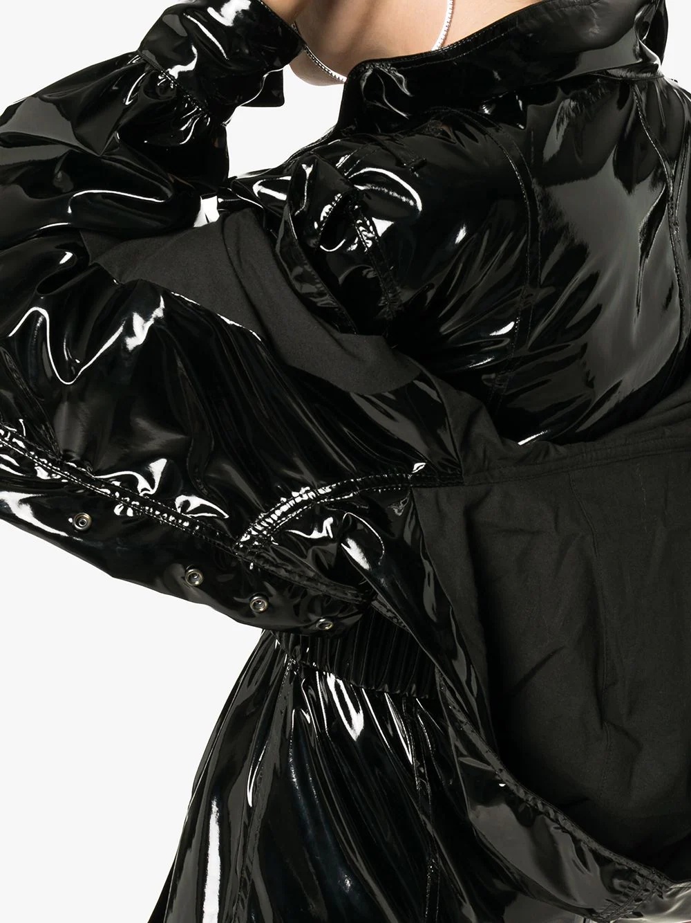 Vinyl Trench Coat - 5