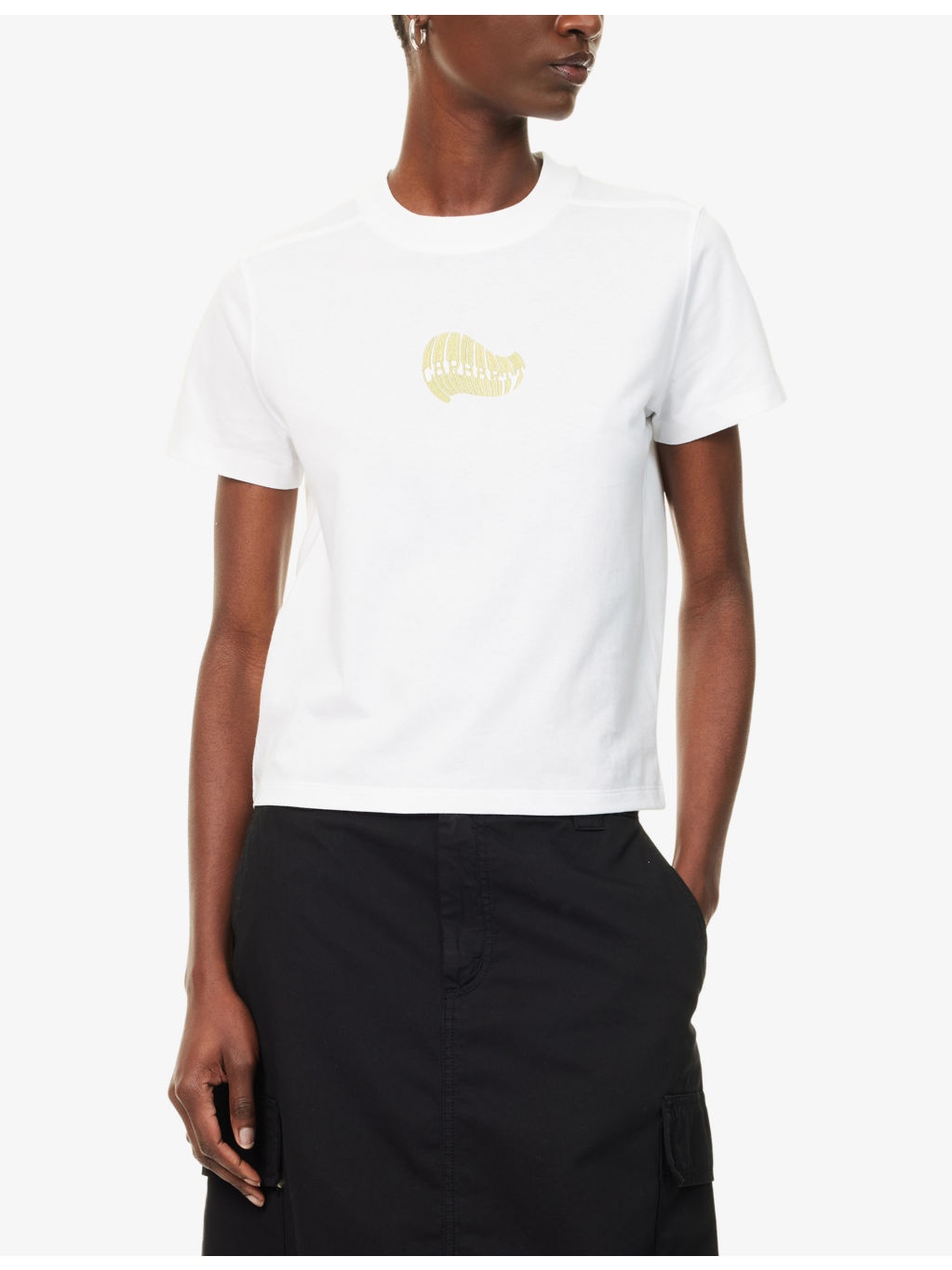 Psshh Logo-Embroidered Cotton T-Shirt - 3